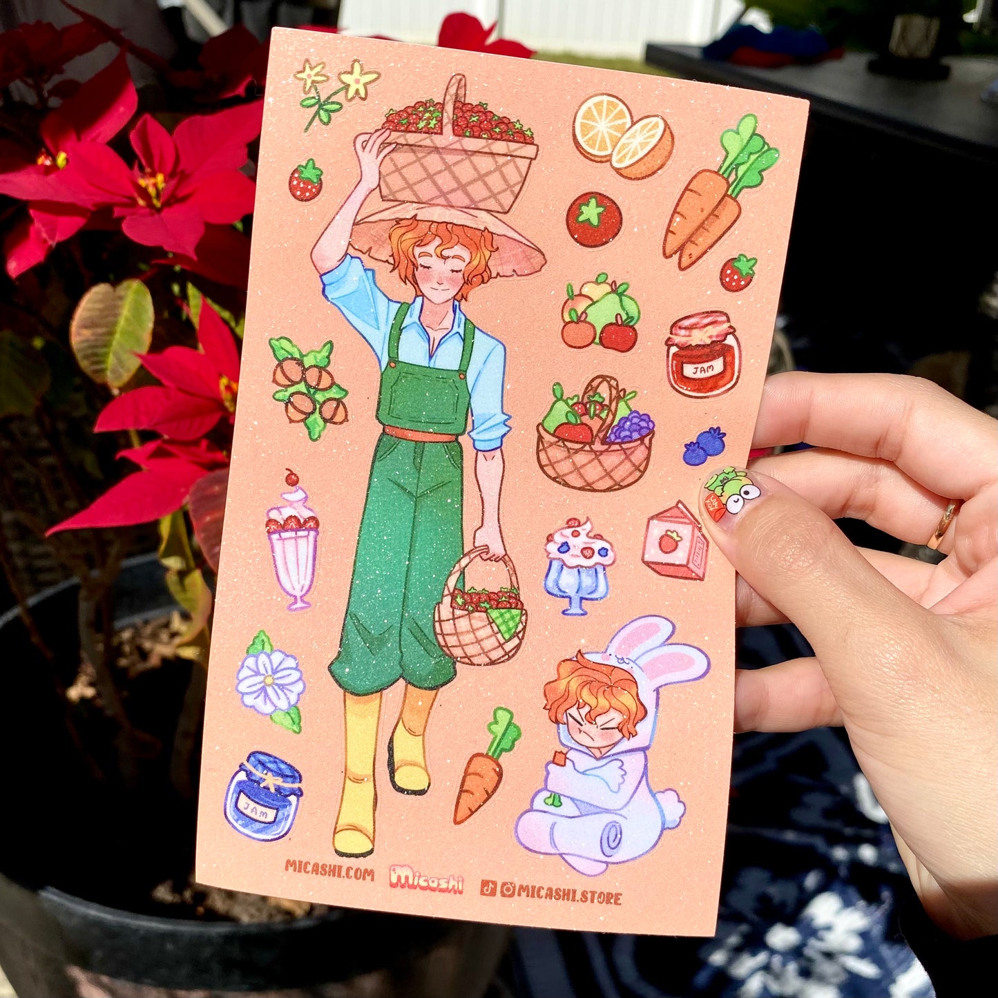 Agriculture ! 🥕 Renji Cute Sticker sheet!