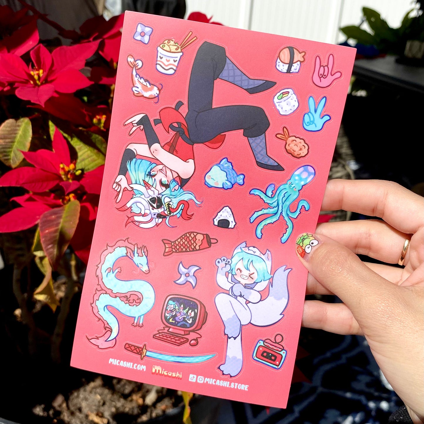 Ninja girl Susi Art Print ! 🐉
