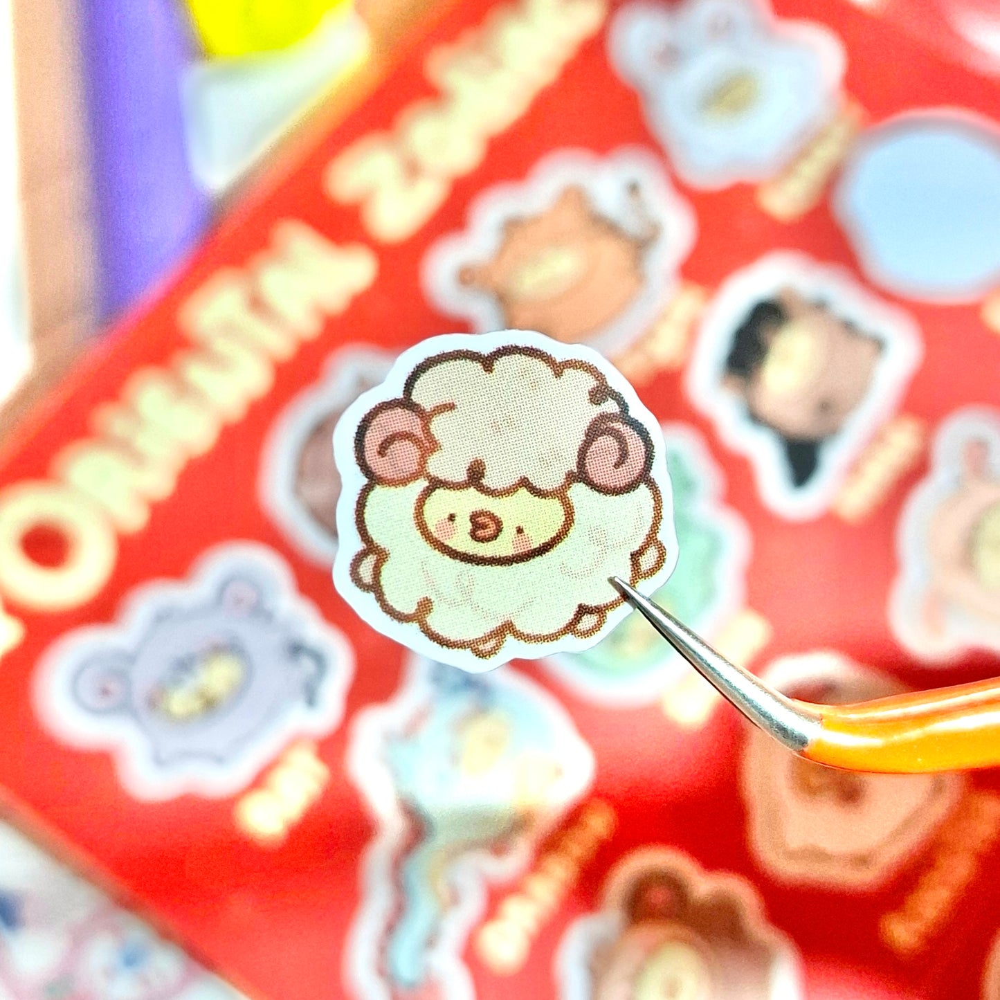 Oriental Zodiac Pipa 🐲 Planner Sticker Sheet - cute kawaii duck, chick, bird stickers