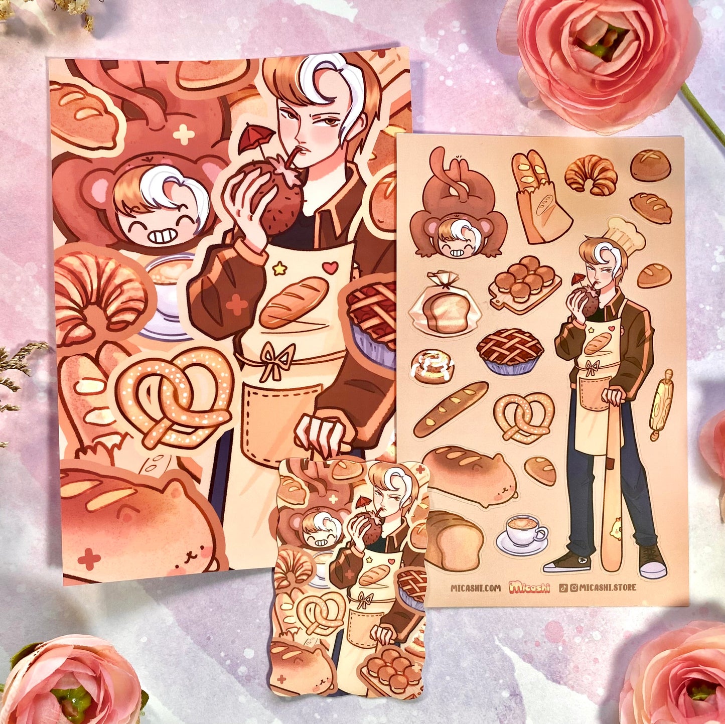 Bakerycore Art Print ! 🍞 Terry