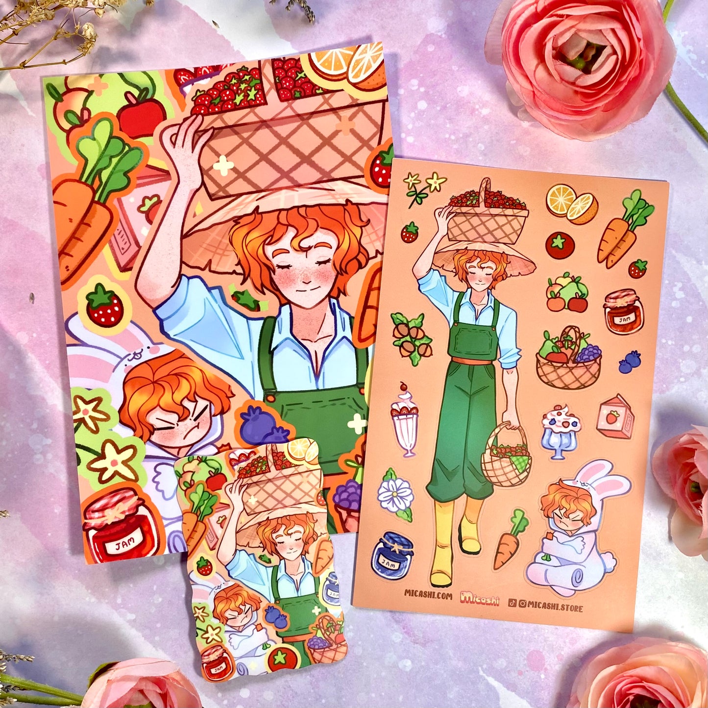 Agriculture ! 🥕 Renji Cute Sticker sheet!
