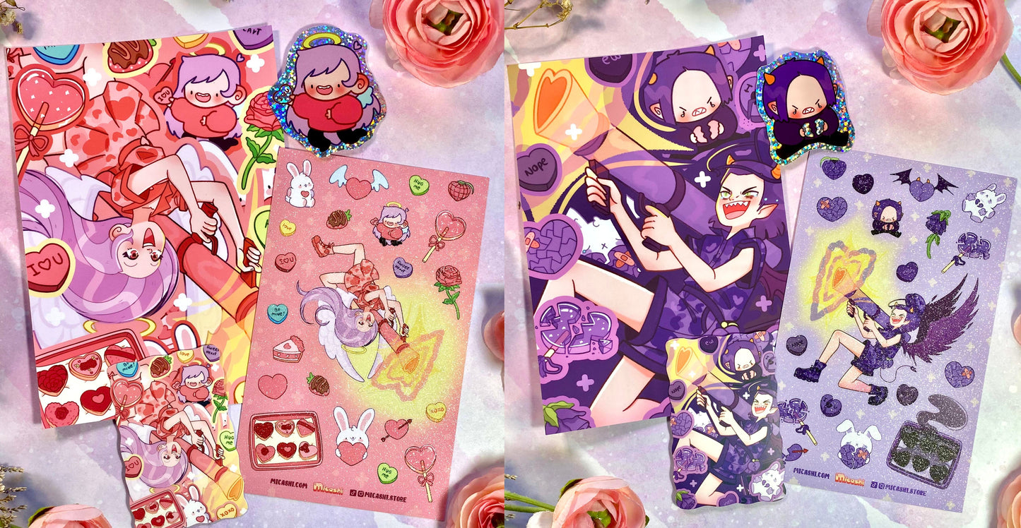 Valentine's day Cupids ๐๐ Duo Art Prints