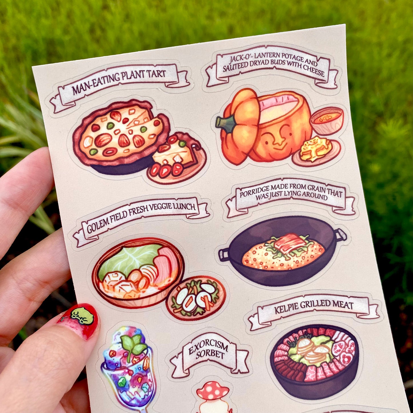 Dungeon Cute vinyl sticker Sheets