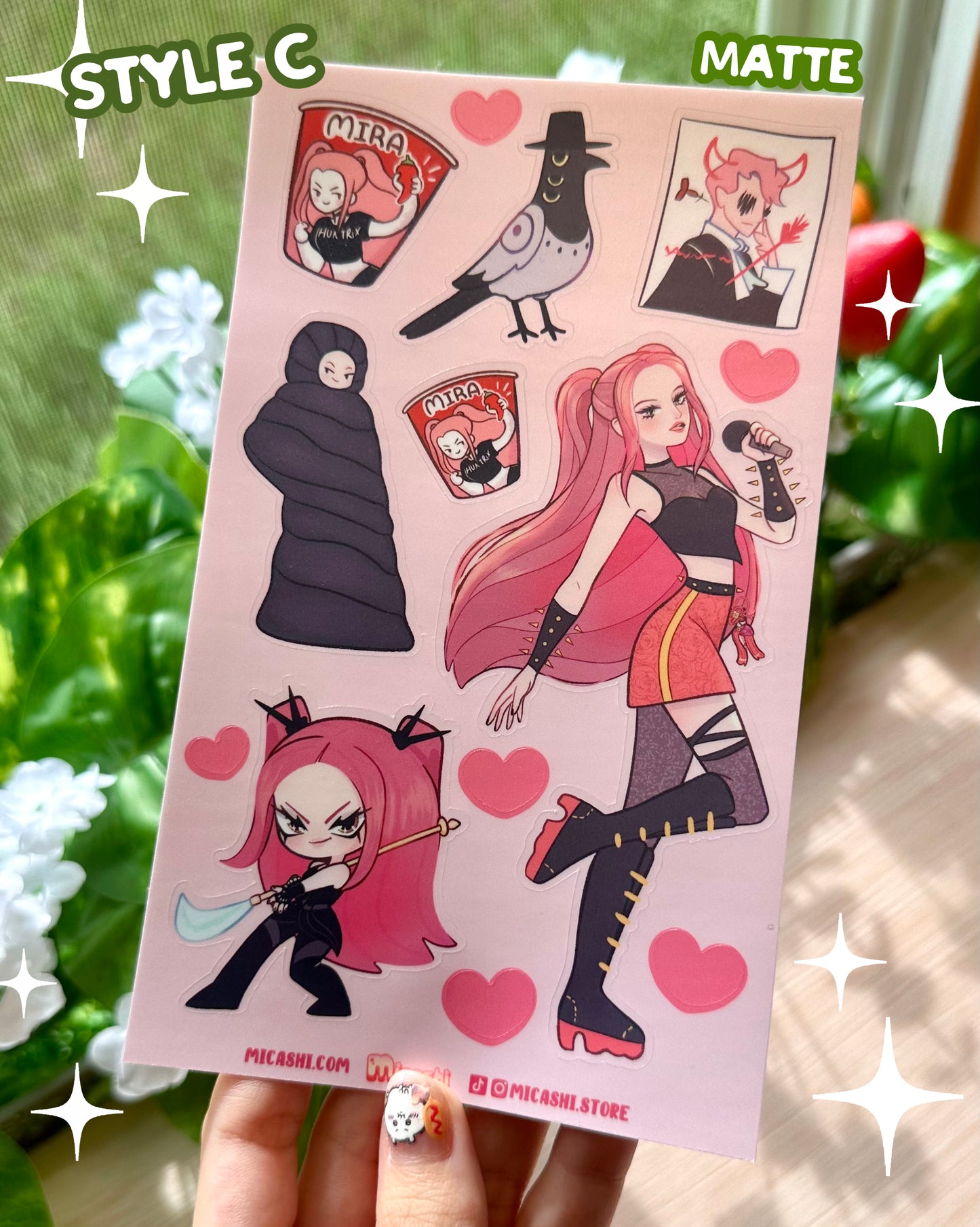 Kpop Vinyl Sticker Sheets!