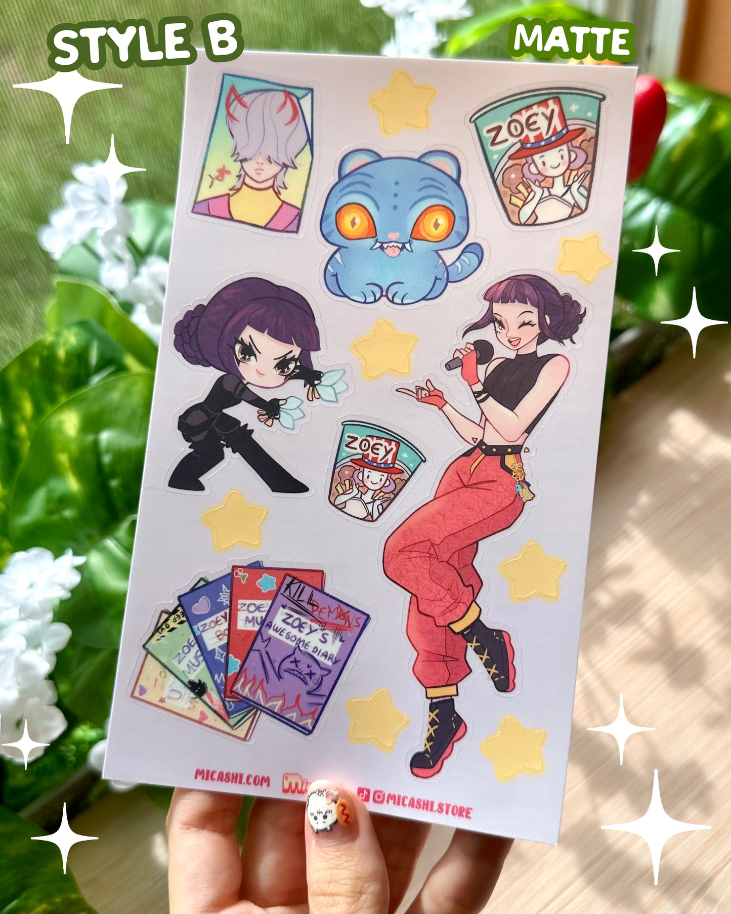 Kpop Vinyl Sticker Sheets!