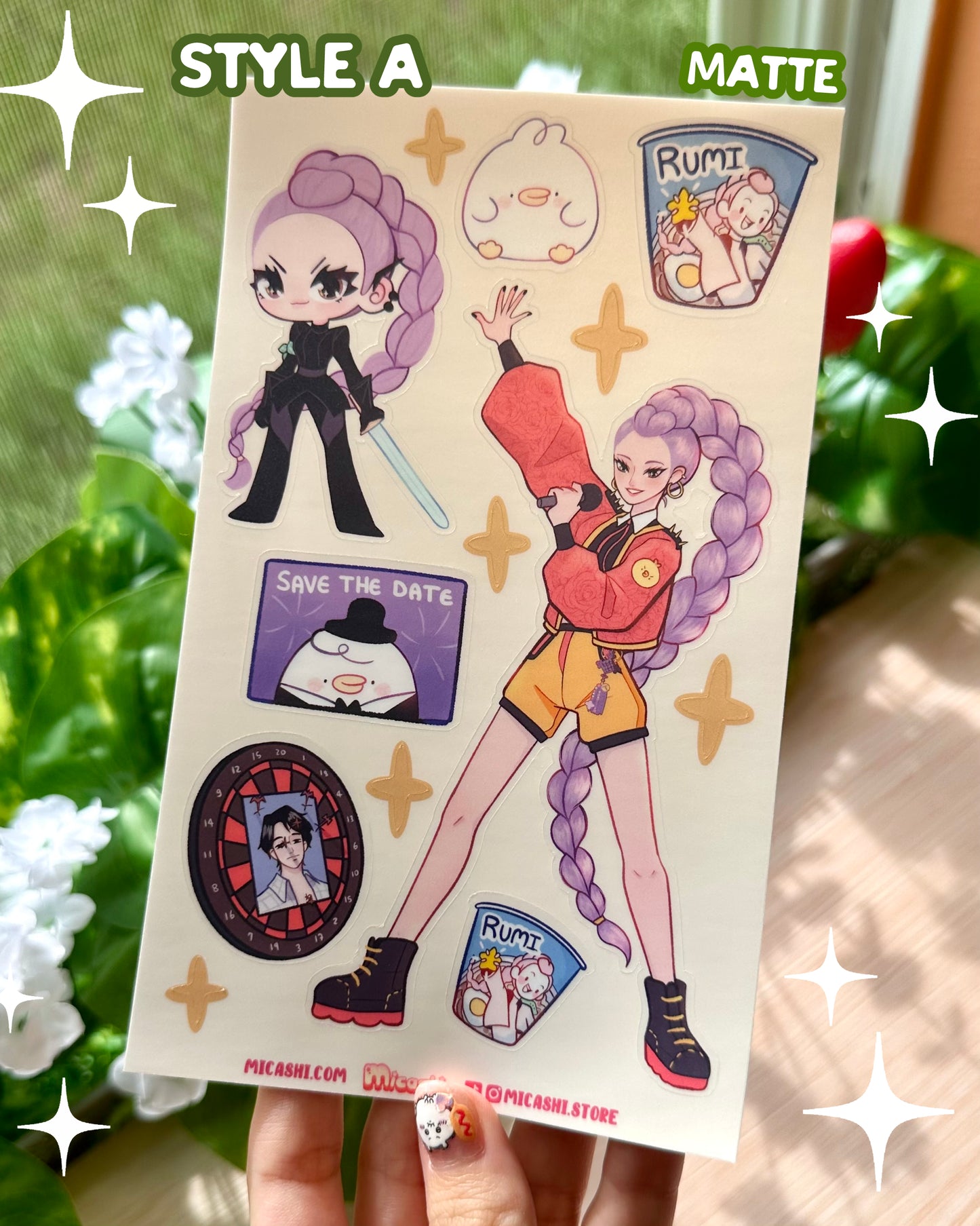 Kpop Vinyl Sticker Sheets!