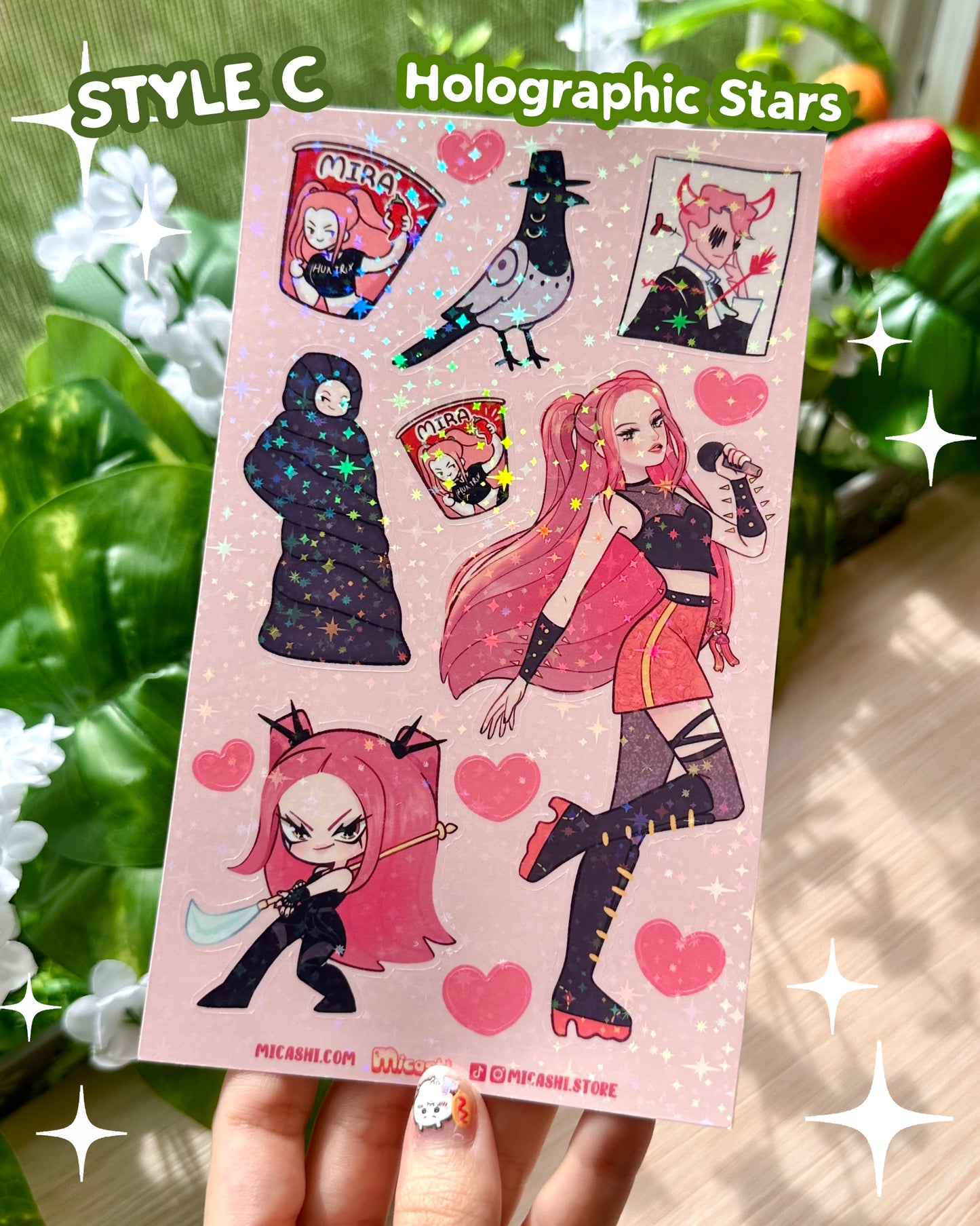 Kpop Vinyl Sticker Sheets!