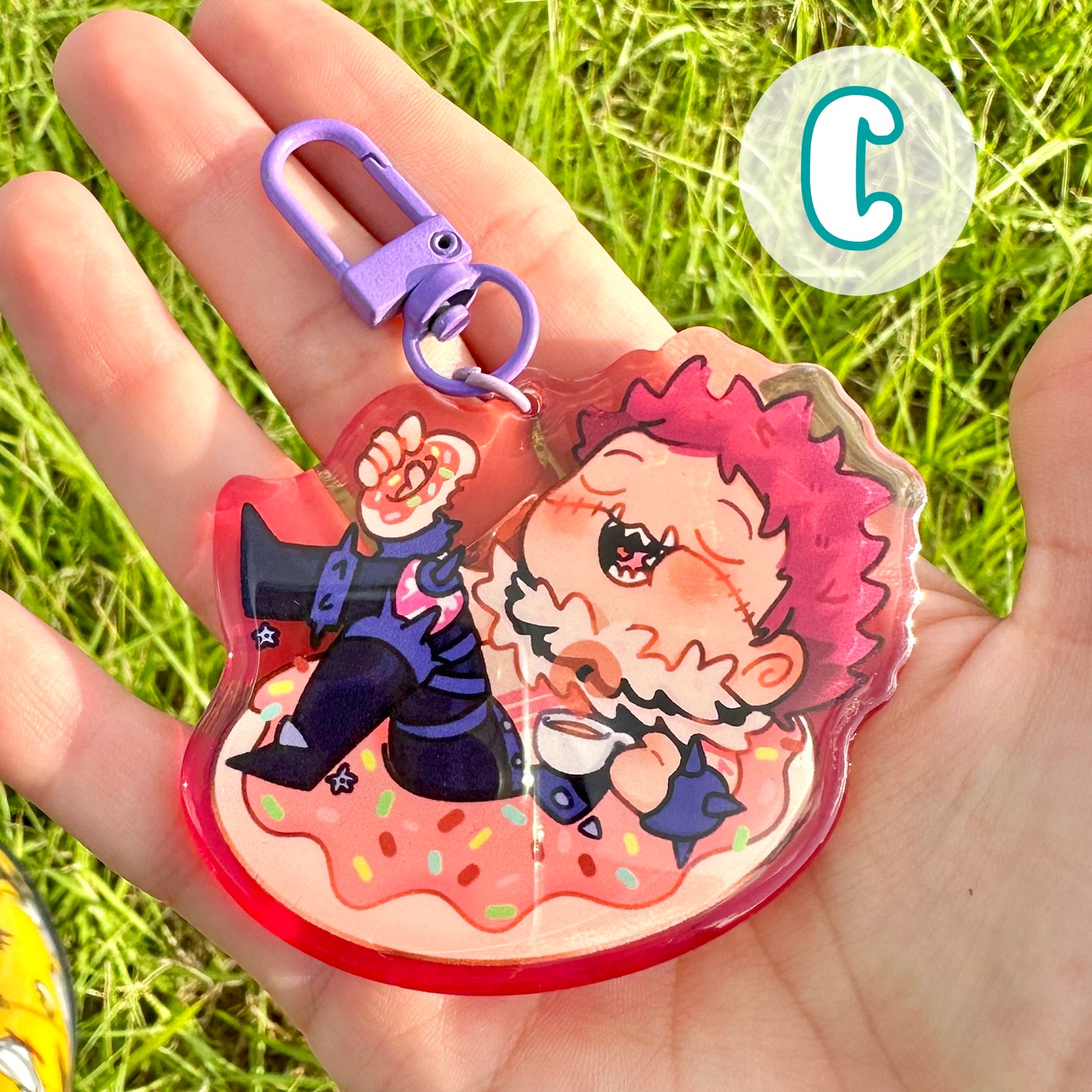 Vol.2 Pirates keychains epoxy acrylic double sided! :D