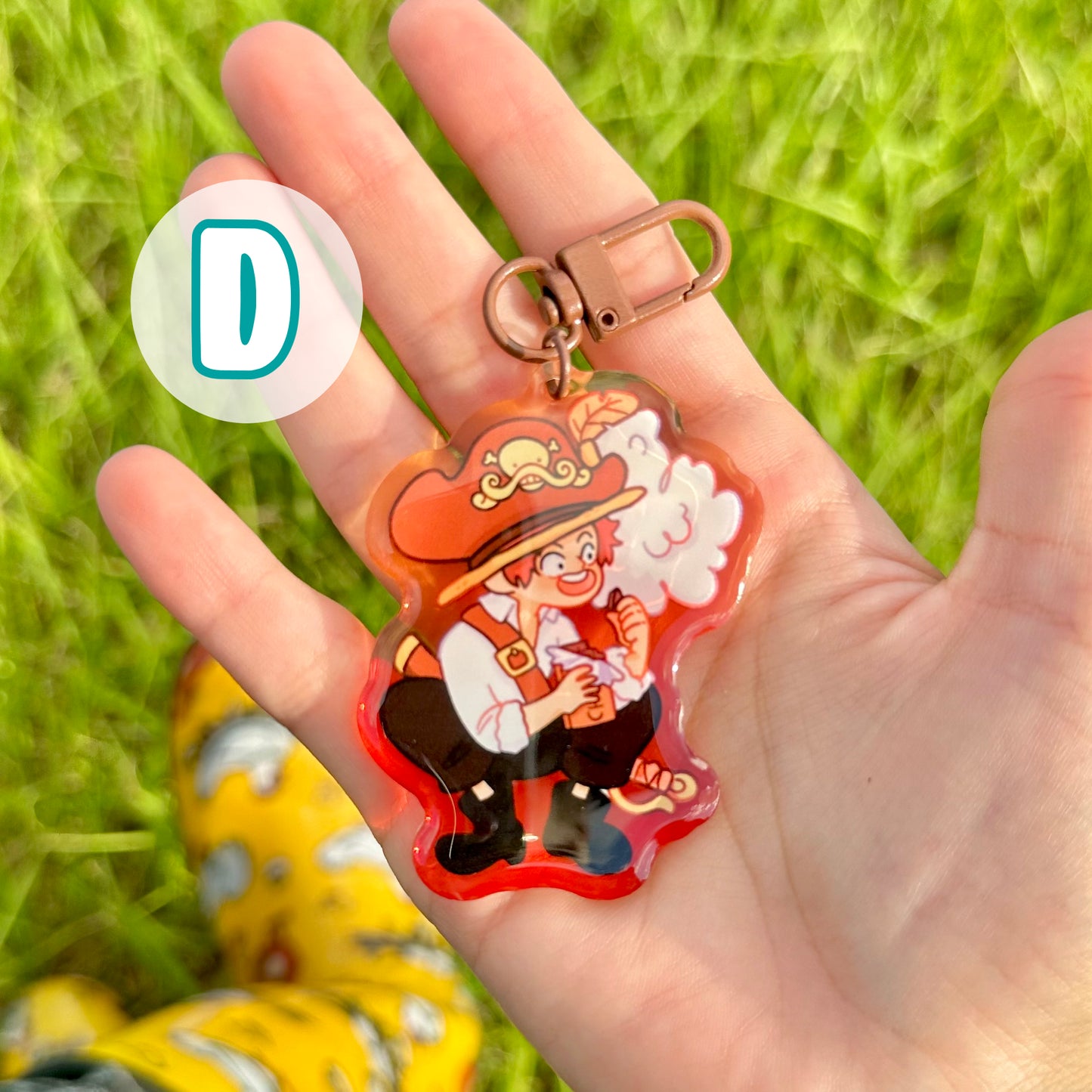 Vol.2 Pirates keychains epoxy acrylic double sided! :D