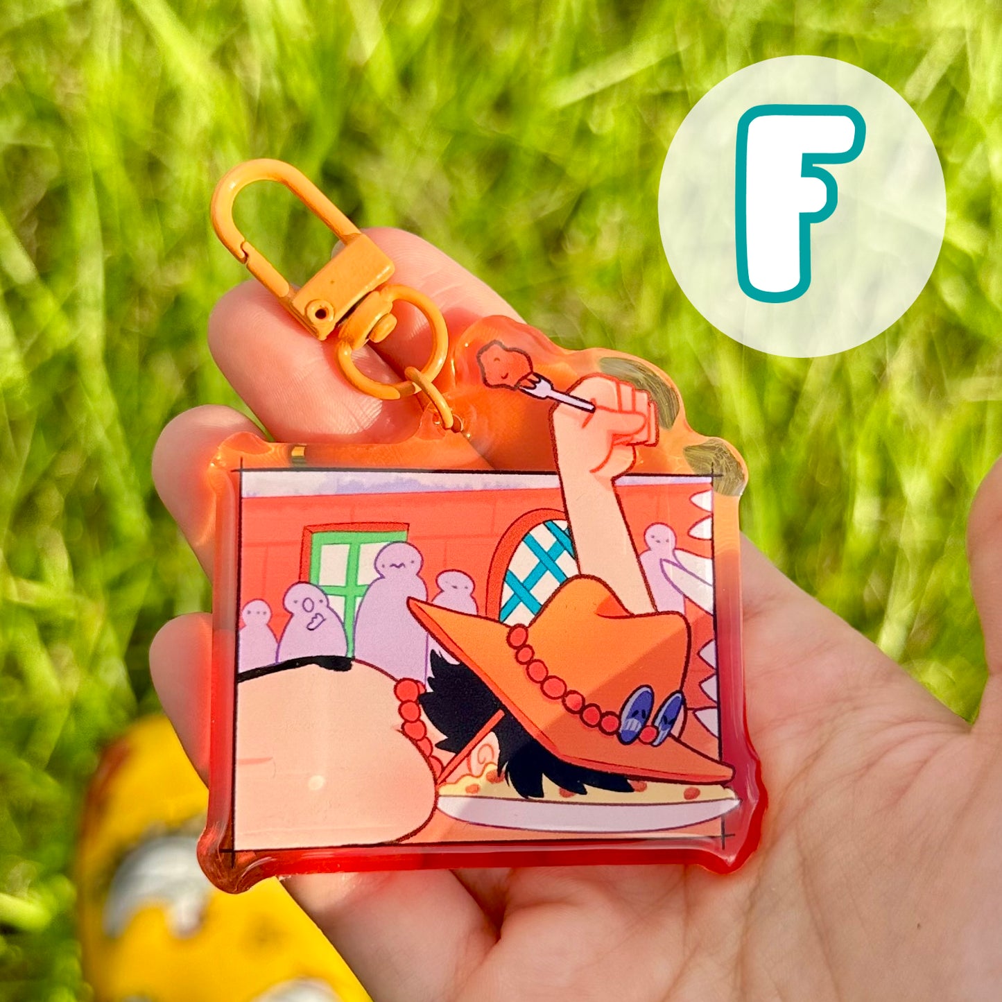 Vol.2 Pirates keychains epoxy acrylic double sided! :D