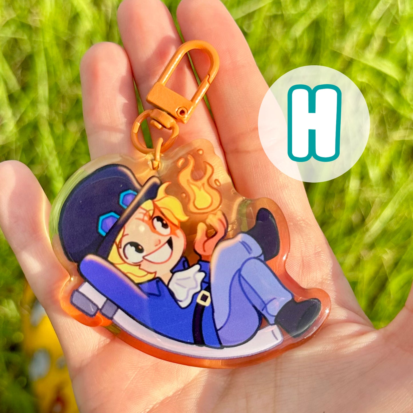 Vol.2 Pirates keychains epoxy acrylic double sided! :D