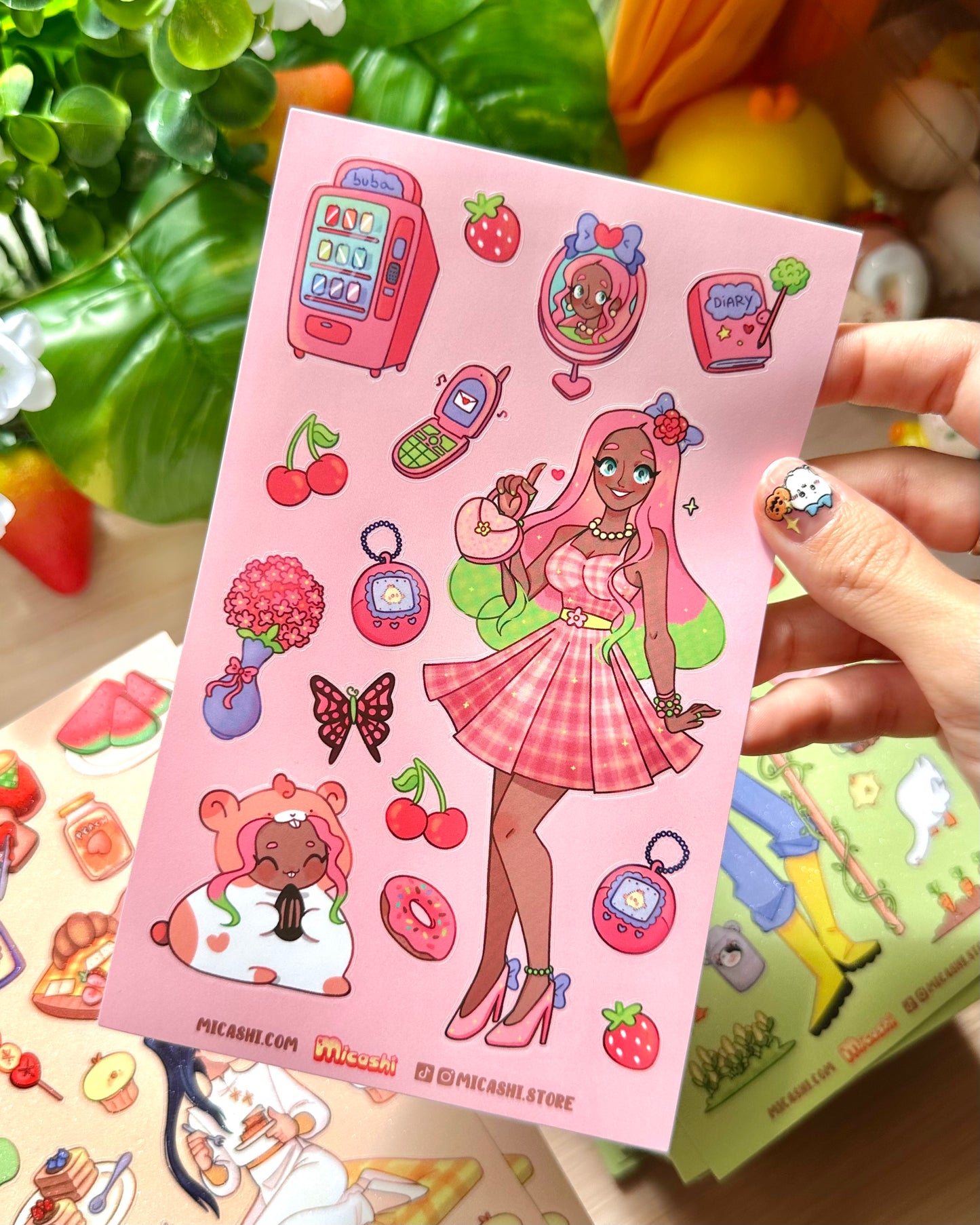 BarbieCore Cute Sticker sheet!! 🎀 Eimi!