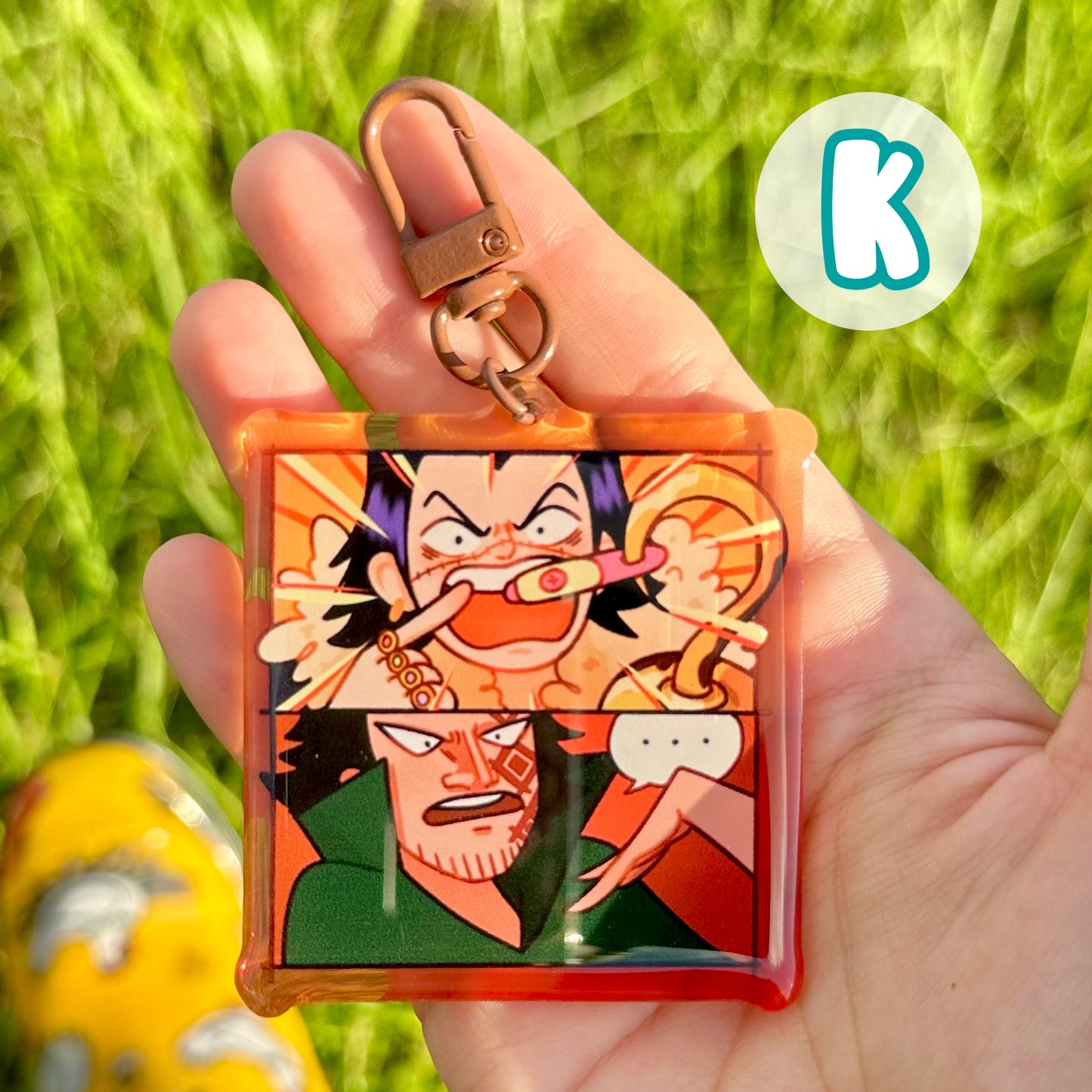 Vol.2 Pirates keychains epoxy acrylic double sided! :D