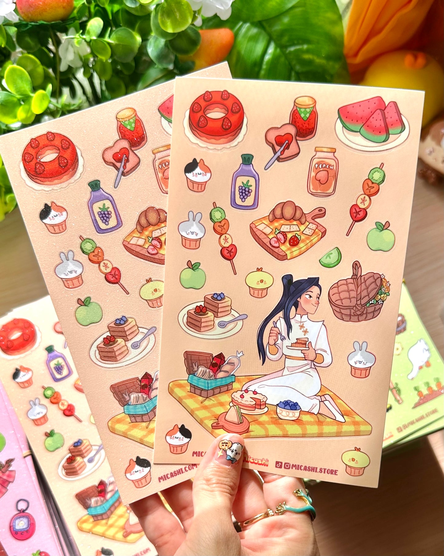 COMPILATION Original Characters vinyl Sticker sheets!