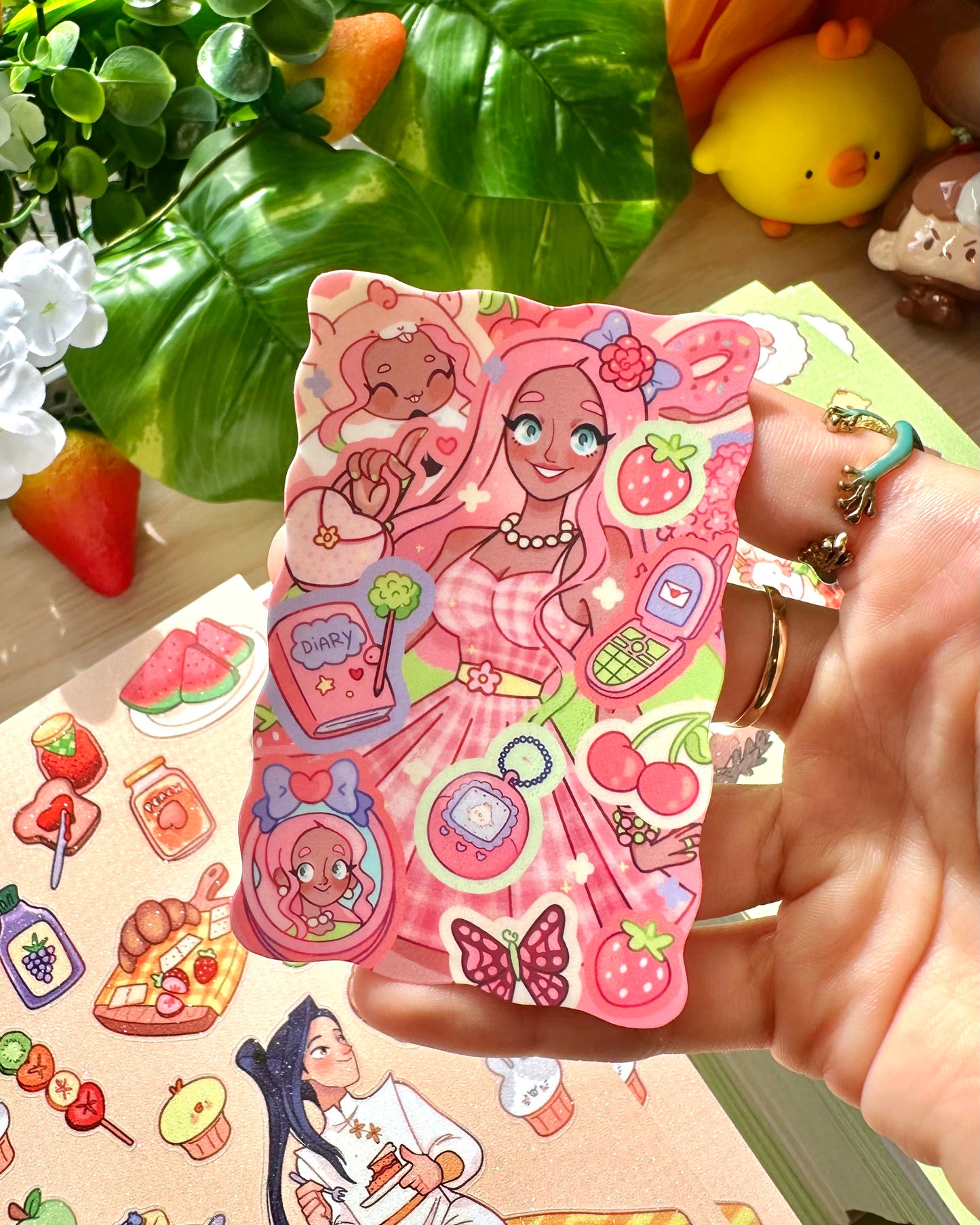 BarbieCore Cute Sticker sheet!! 🎀 Eimi!