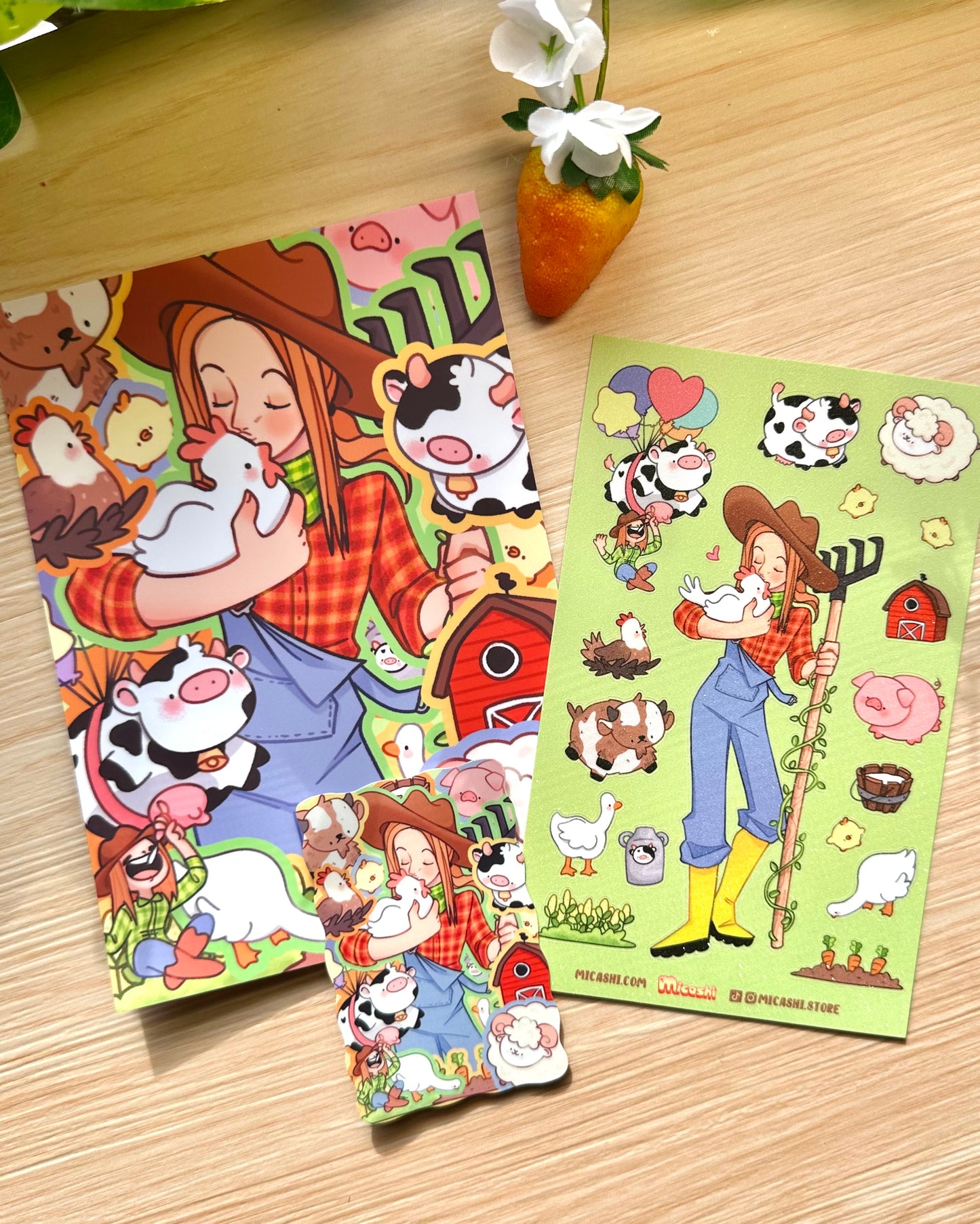 Farm core ! 🚜 Anthony Cute Sticker sheet!