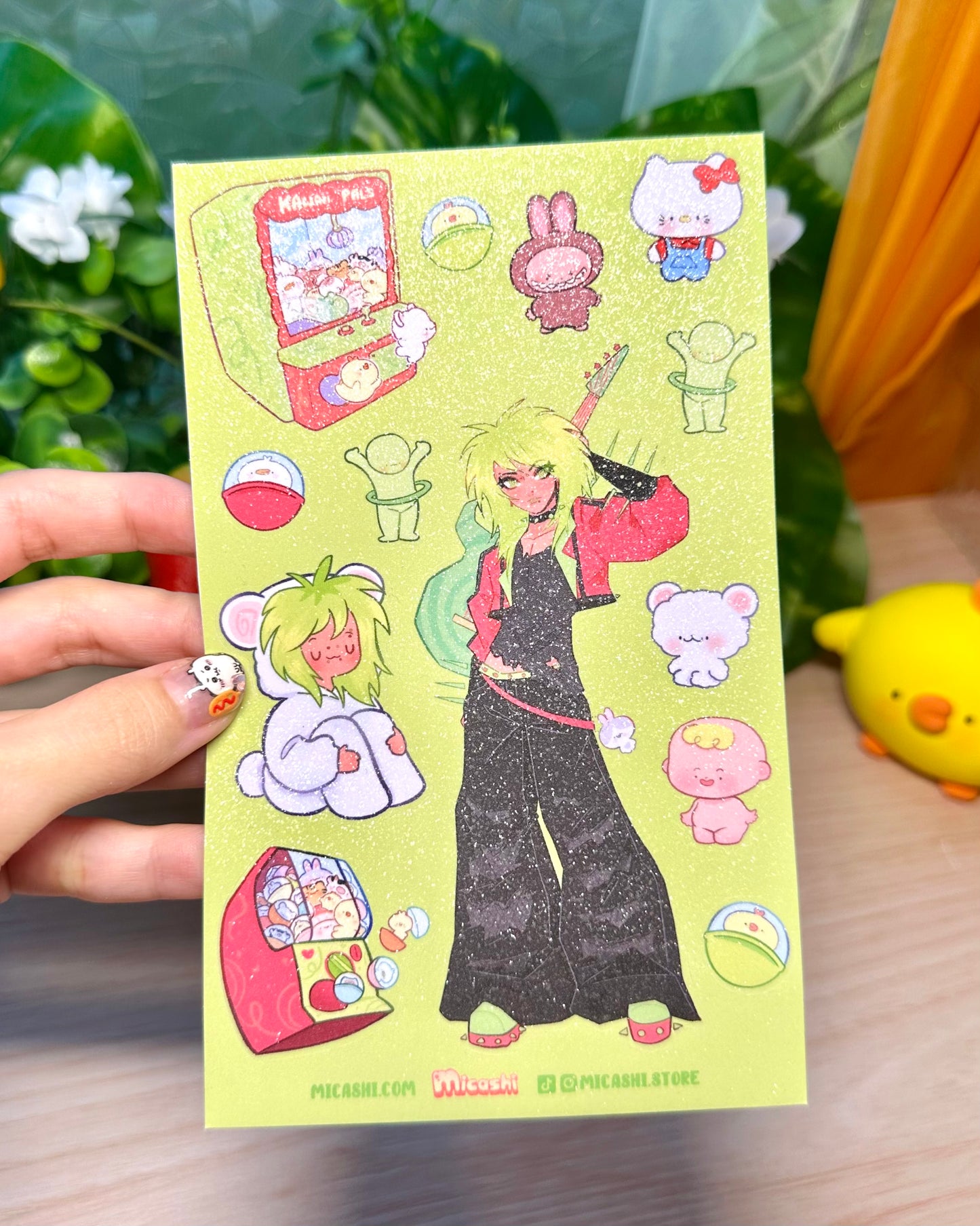 Gachapon Visual Kei Art Print! ! 🎸 Hiroshit!