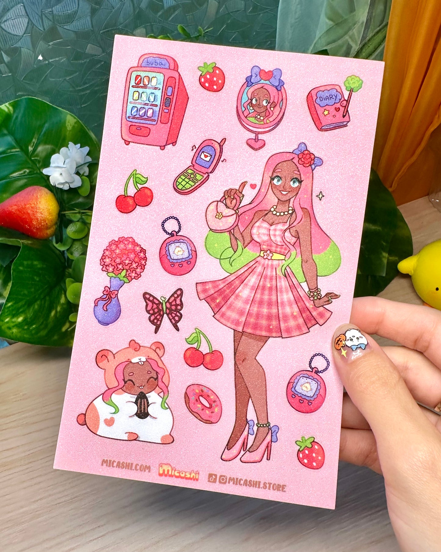 BarbieCore Cute Sticker sheet!! 🎀 Eimi!