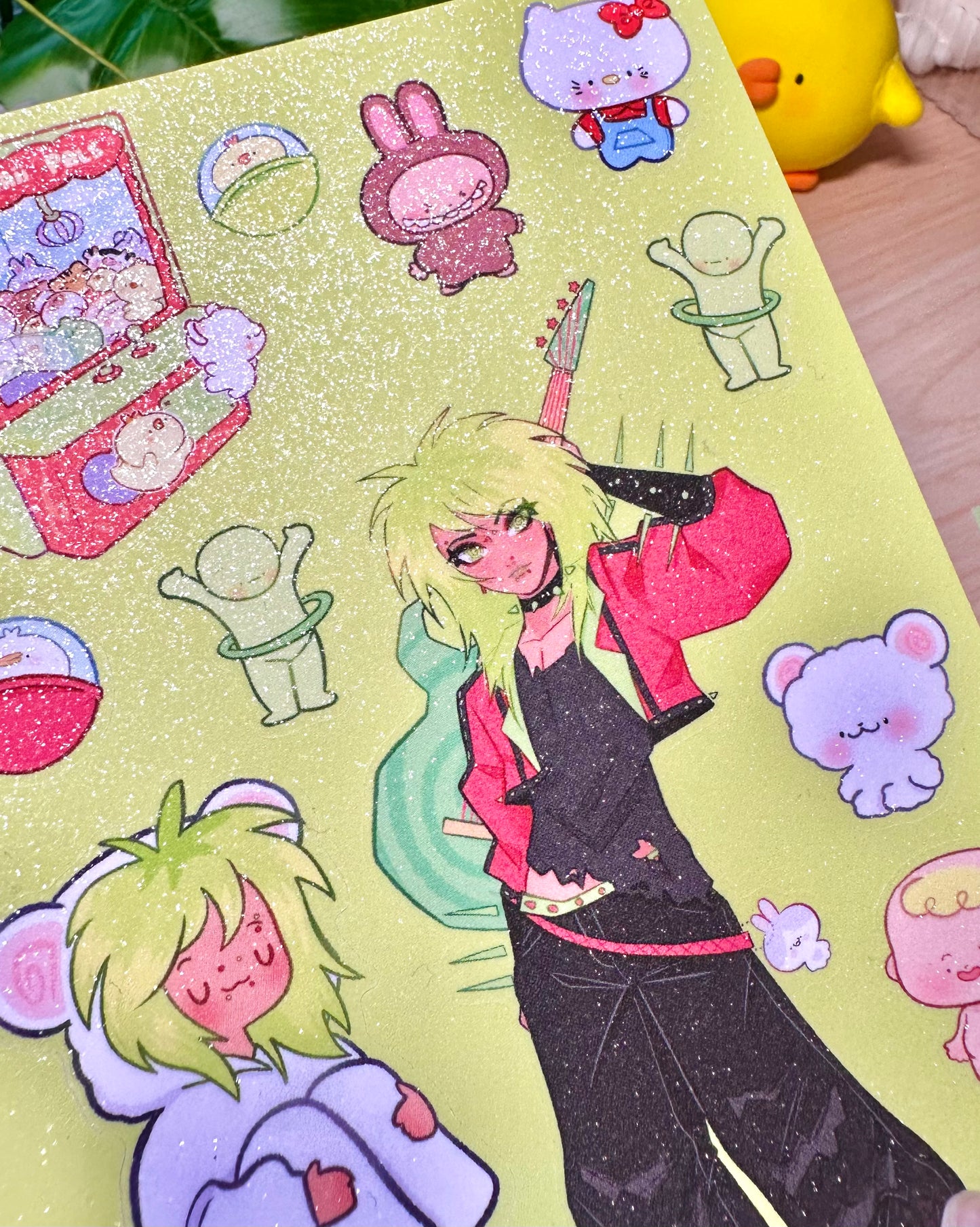 Gachapon Visual Kei Art Print! ! 🎸 Hiroshit!