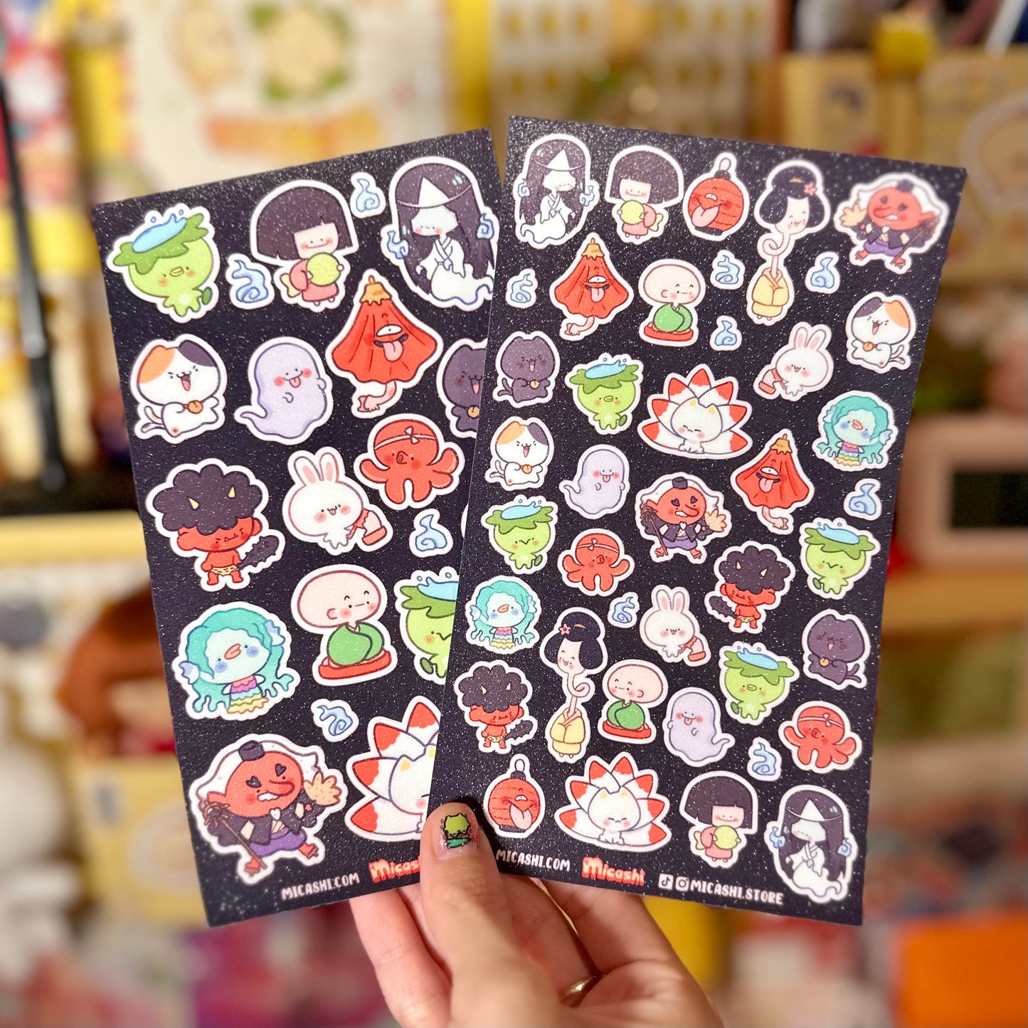 Spooky Yokais Sticker sheets!