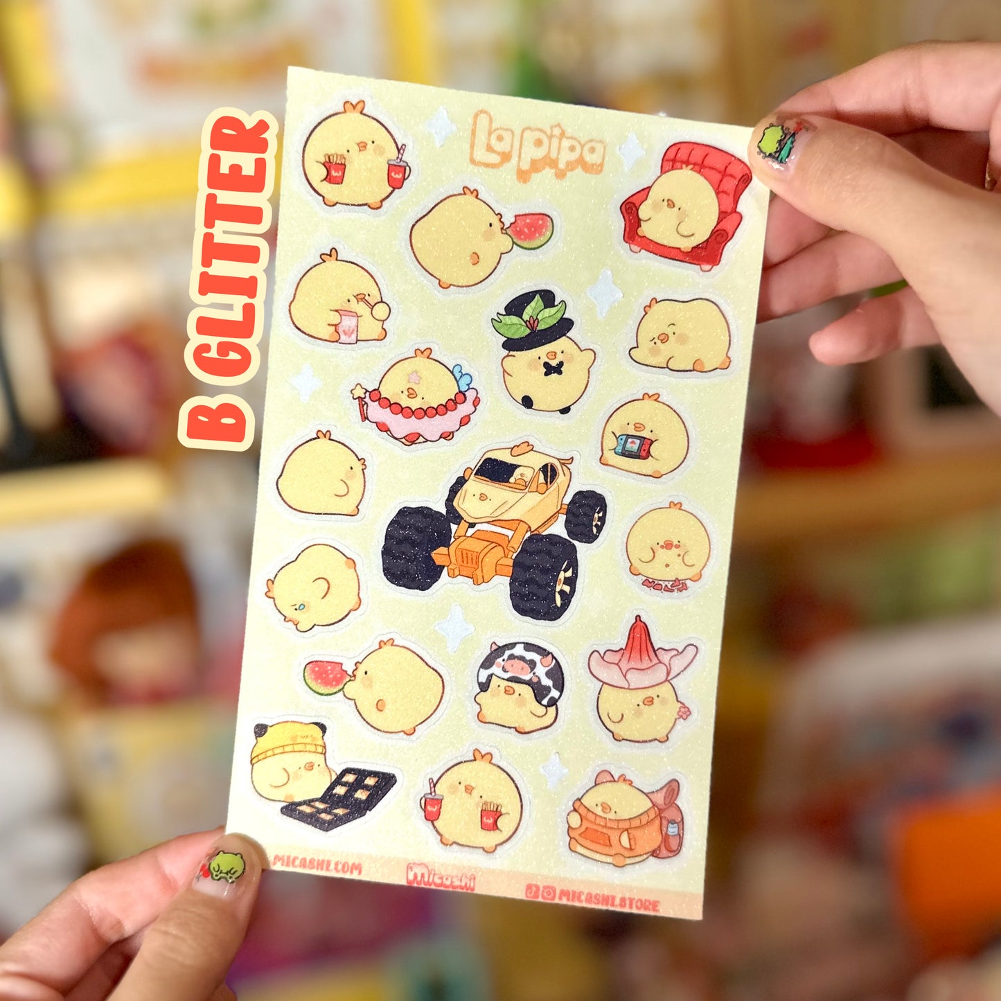 La Pipa Cute Vinyl Sticker Sheets! - kawaii duck, chick, bird stickers