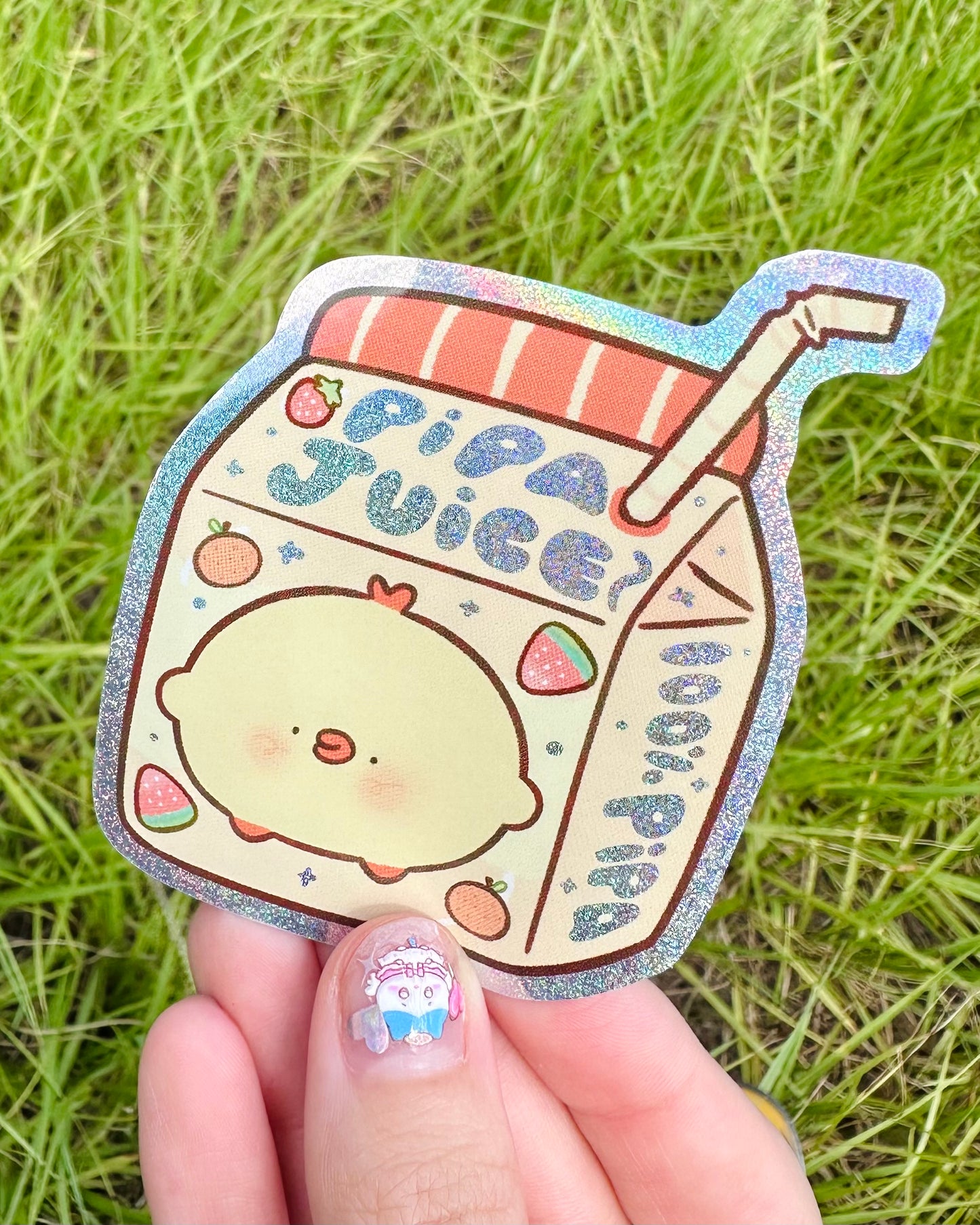 Pipa Juice vinyl sticker