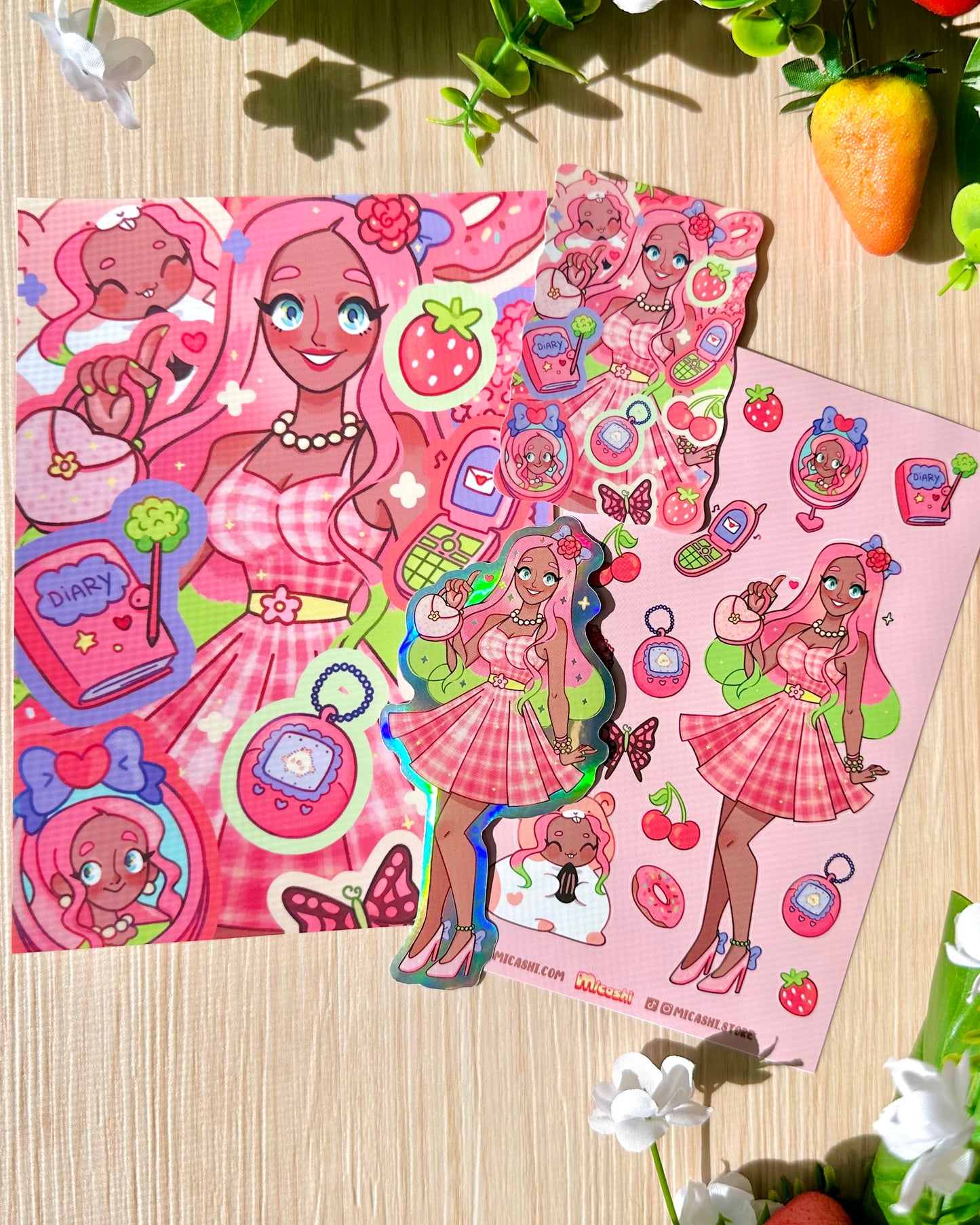 BarbieCore Cute Sticker sheet!! 🎀 Eimi!