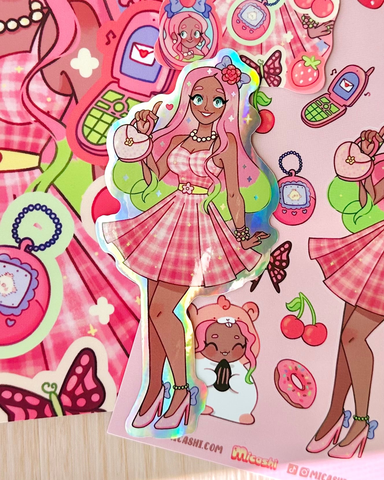 BarbieCore Cute Sticker sheet!! 🎀 Eimi!
