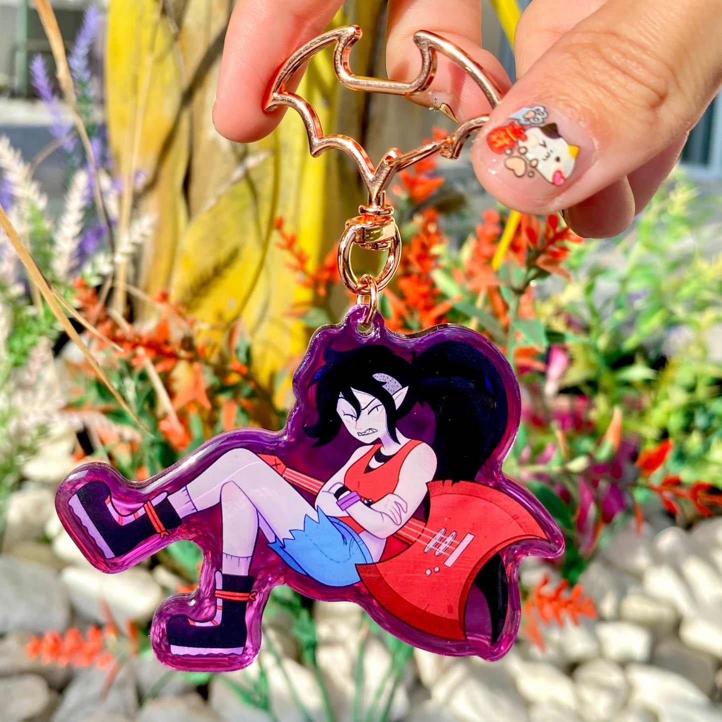 Vamp Queen Acrylic Charm 3" Double sided