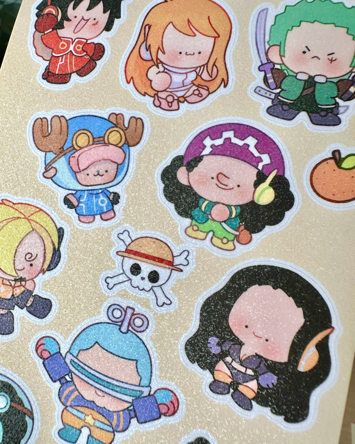 Chibi Pirates! Vinyl Sticker sheets