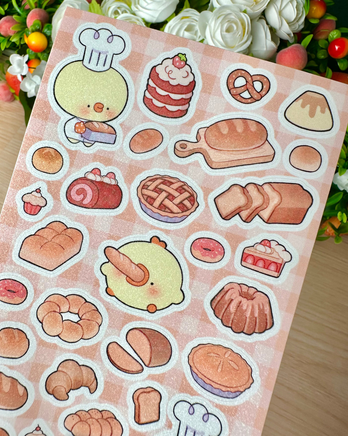 Bakery Pipa Vinyl Sticker sheet