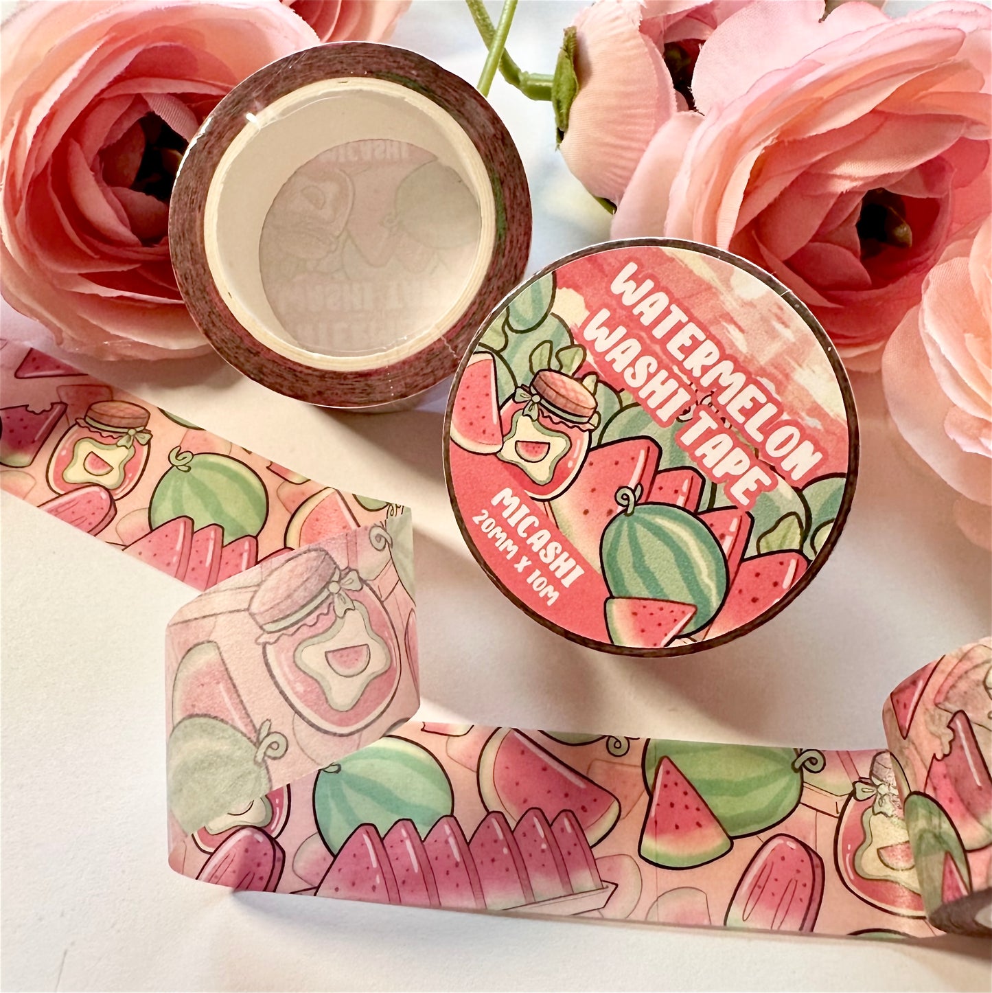 Cute Watermelon 🍉 Washi Tape