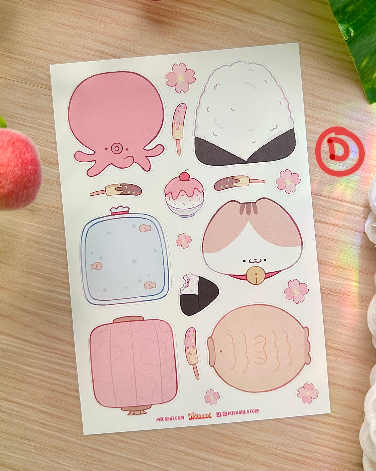 Festival Writable Vinyl Sticker Sheets!