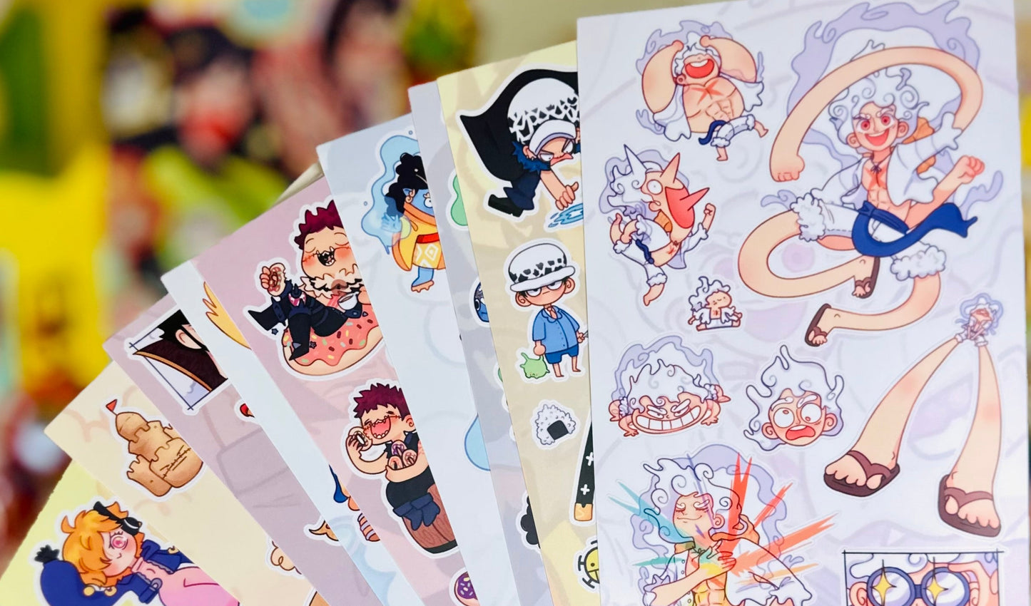 Vol.2 Pirates Cute Anime Sticker sheets! :B