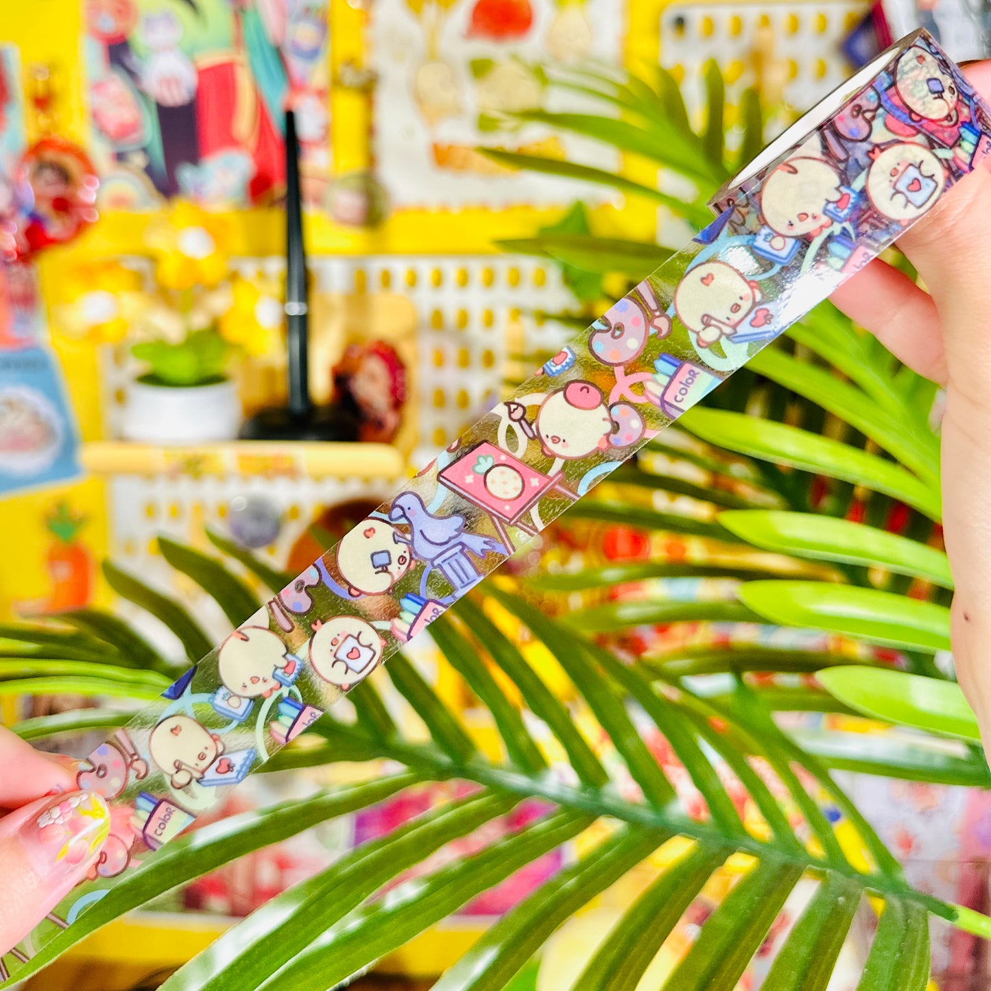 Artist and Gardener Pipas 🎨🌳 Clear Washi Tapes