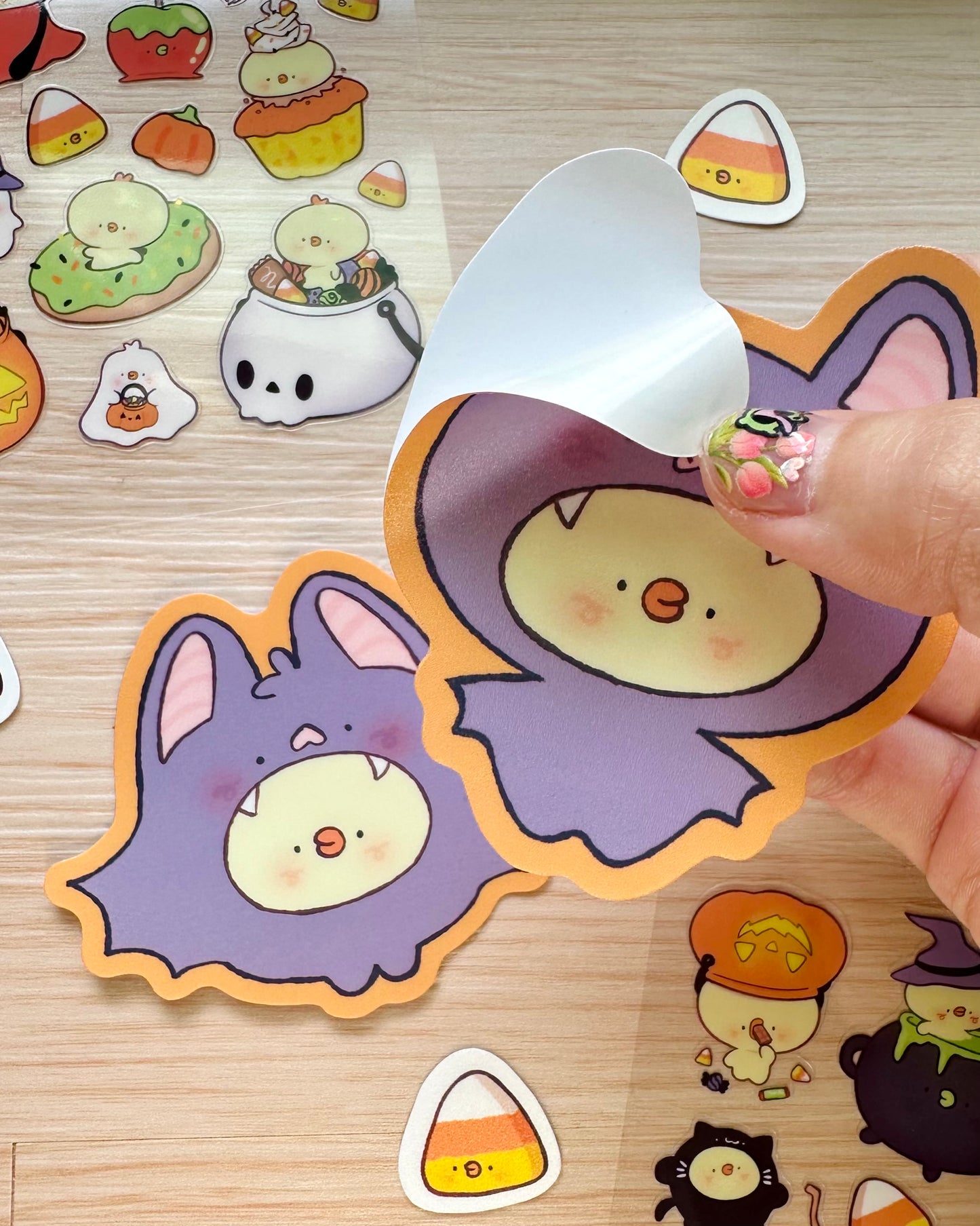 Bat Halloween Pipas - Vinyl sticker duo (2 pcs)