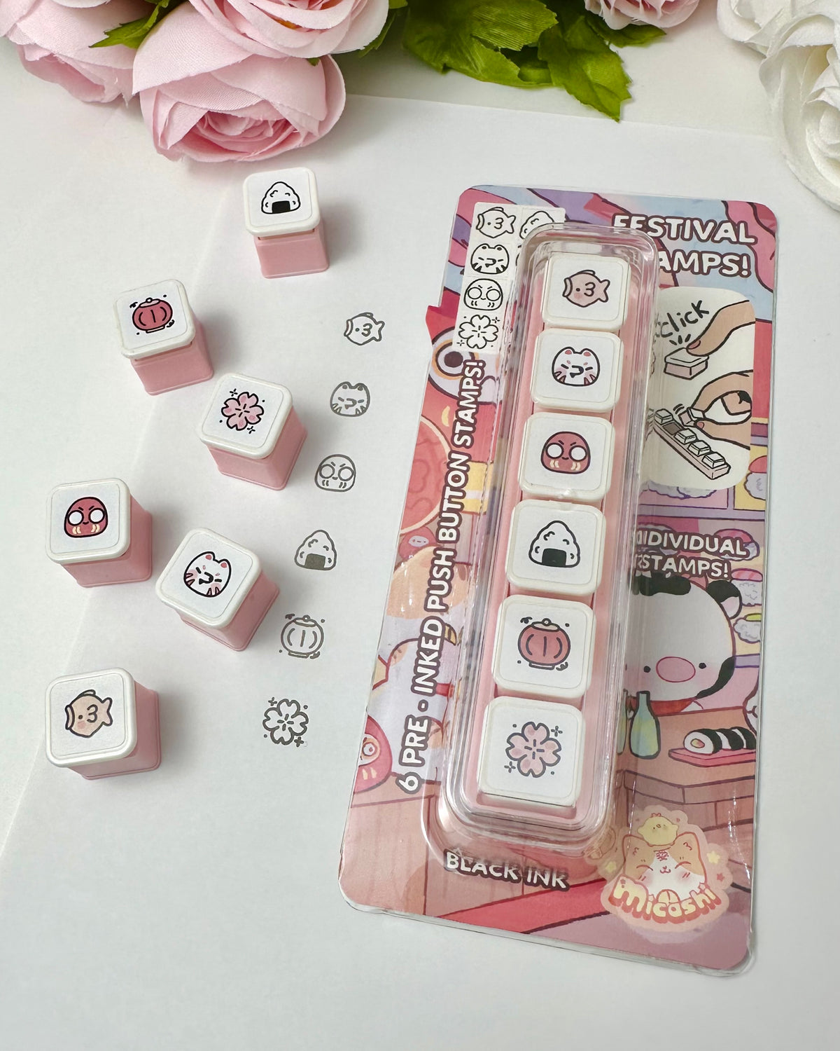 Festival 6 Push Stamps Set