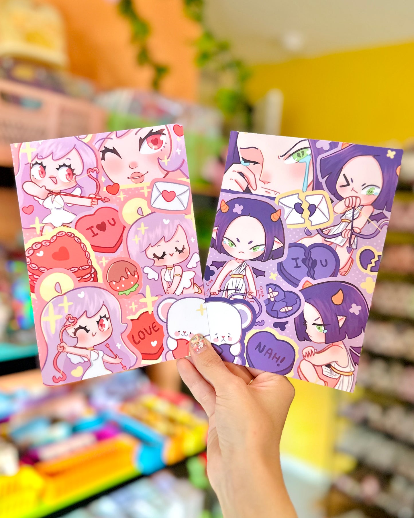Valentine's day Cupids V.3 Art Prints! 💗💔