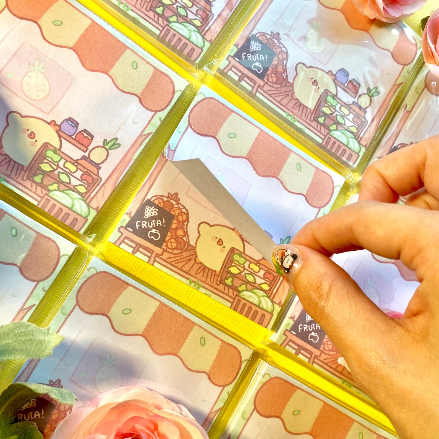 Pipa Fruit shop 🍍 Sticky Notes | Cute stationery