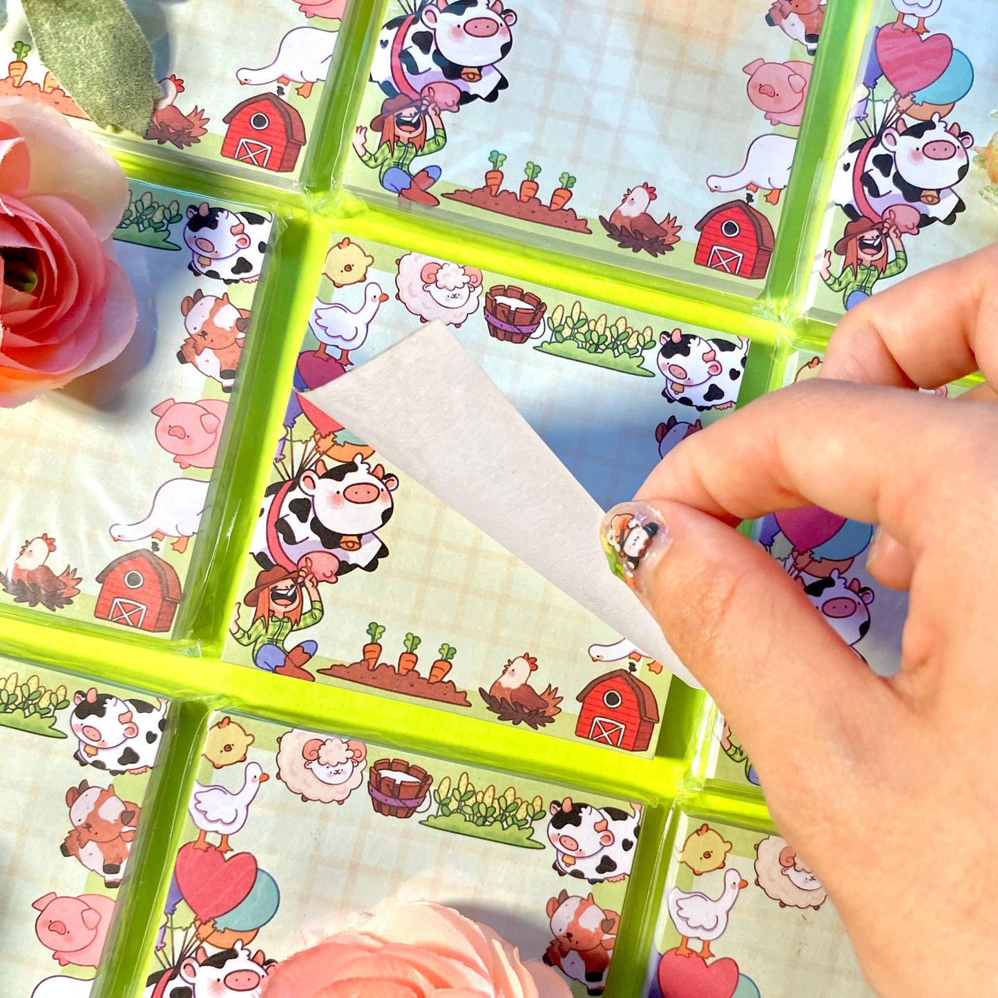 Farm! 🚜 Sticky Notes | Cute stationery
