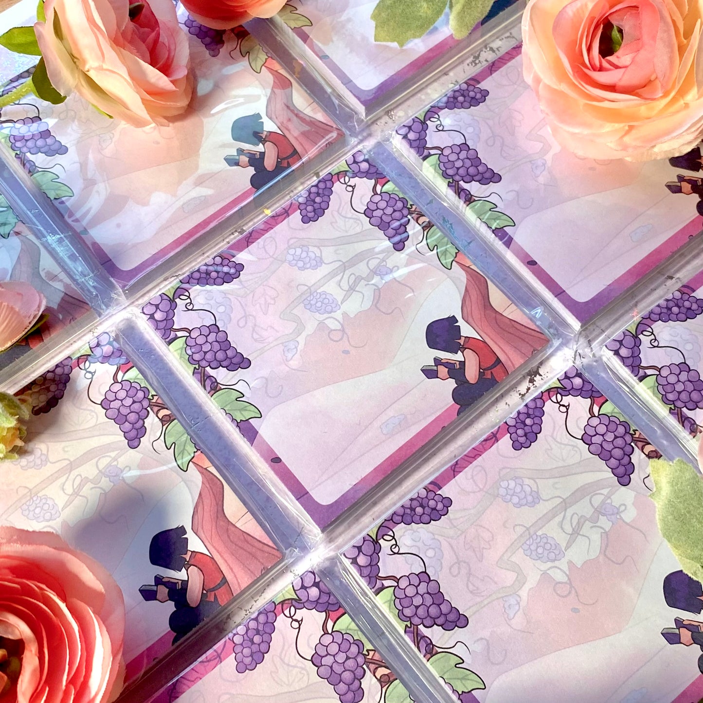 Grape fruit Sticky Notes Memo Pad | Cute stationery