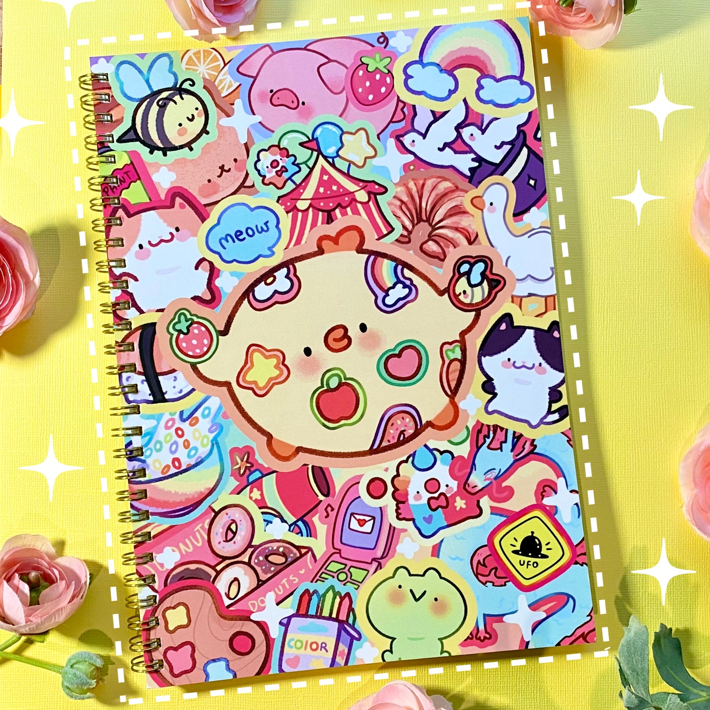 La Pipa Reusable Sticker Book 50 sheet of release paper! - A5 and B5 size :D