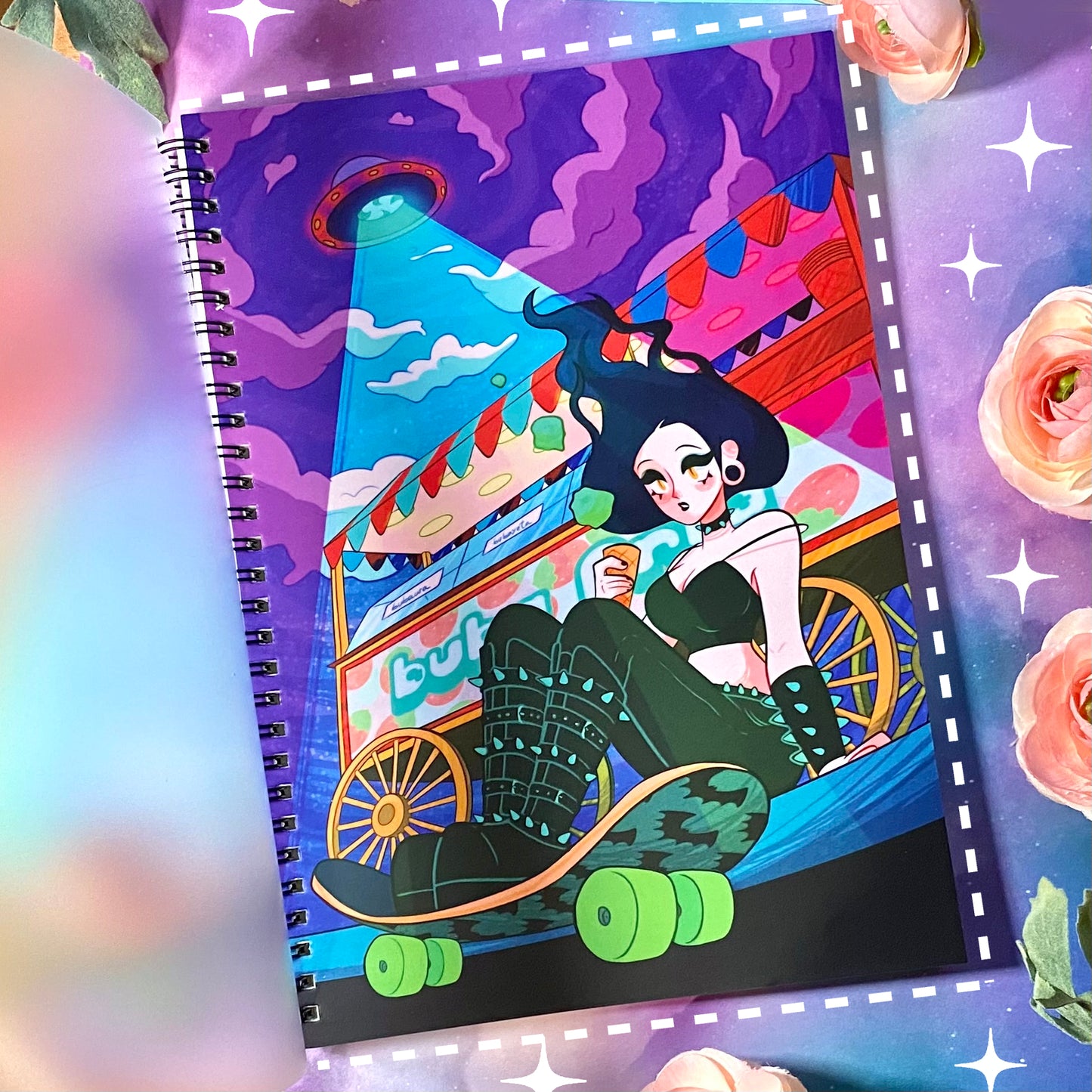 Micaela Reusable Sticker Book 50 sheet of release paper! - A5 and B5 size :D