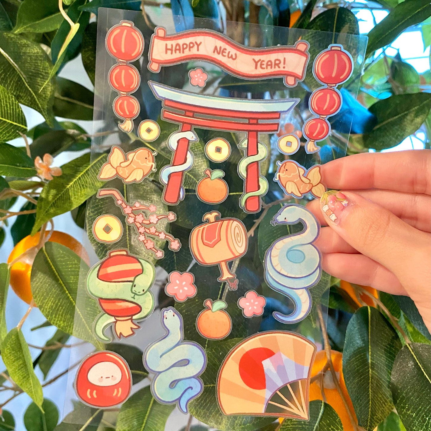 Lunar New Year 2025 Cute Sticker Sheets - Year of the Snake🐍