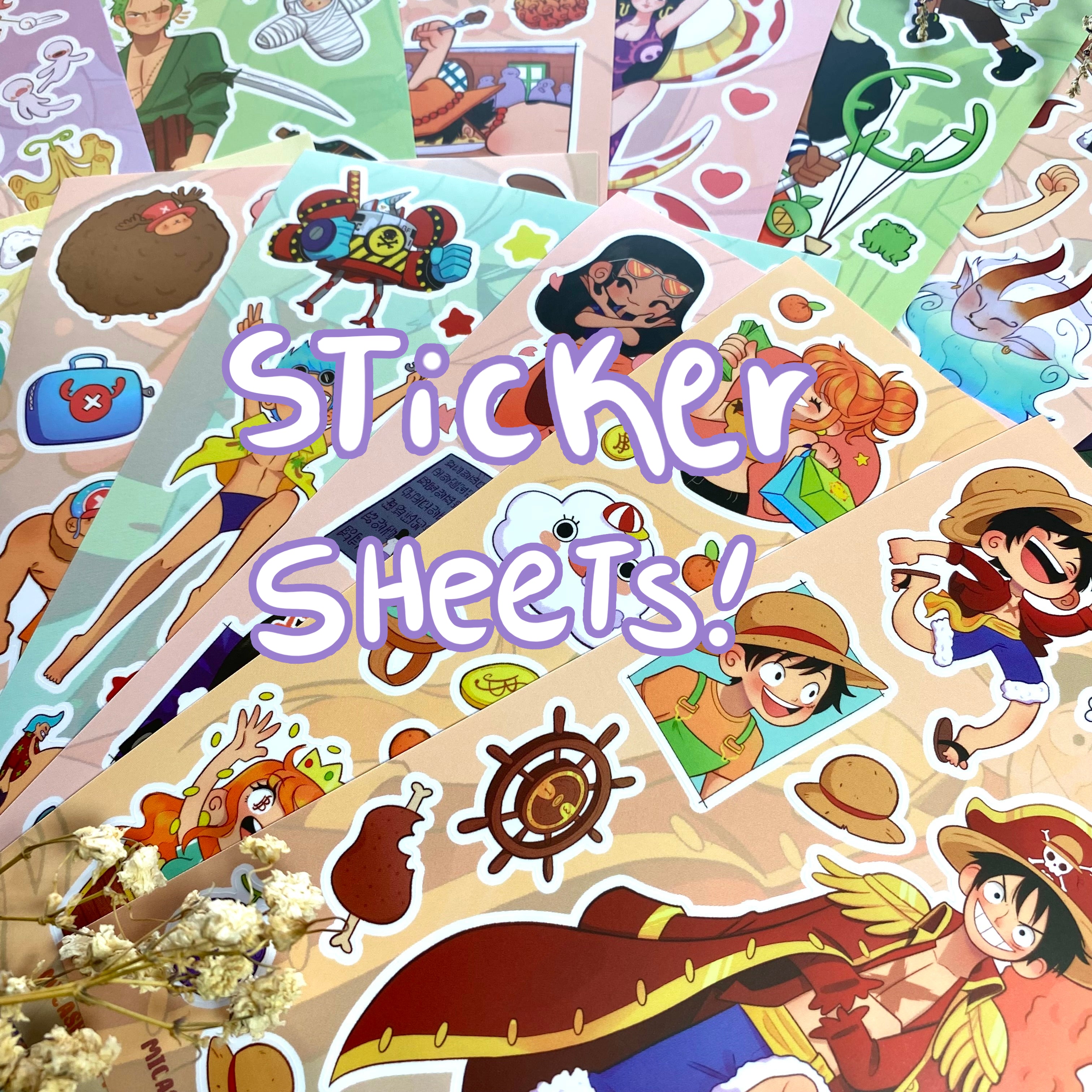 Pirates Sticker sheets! :D – Micashi Store