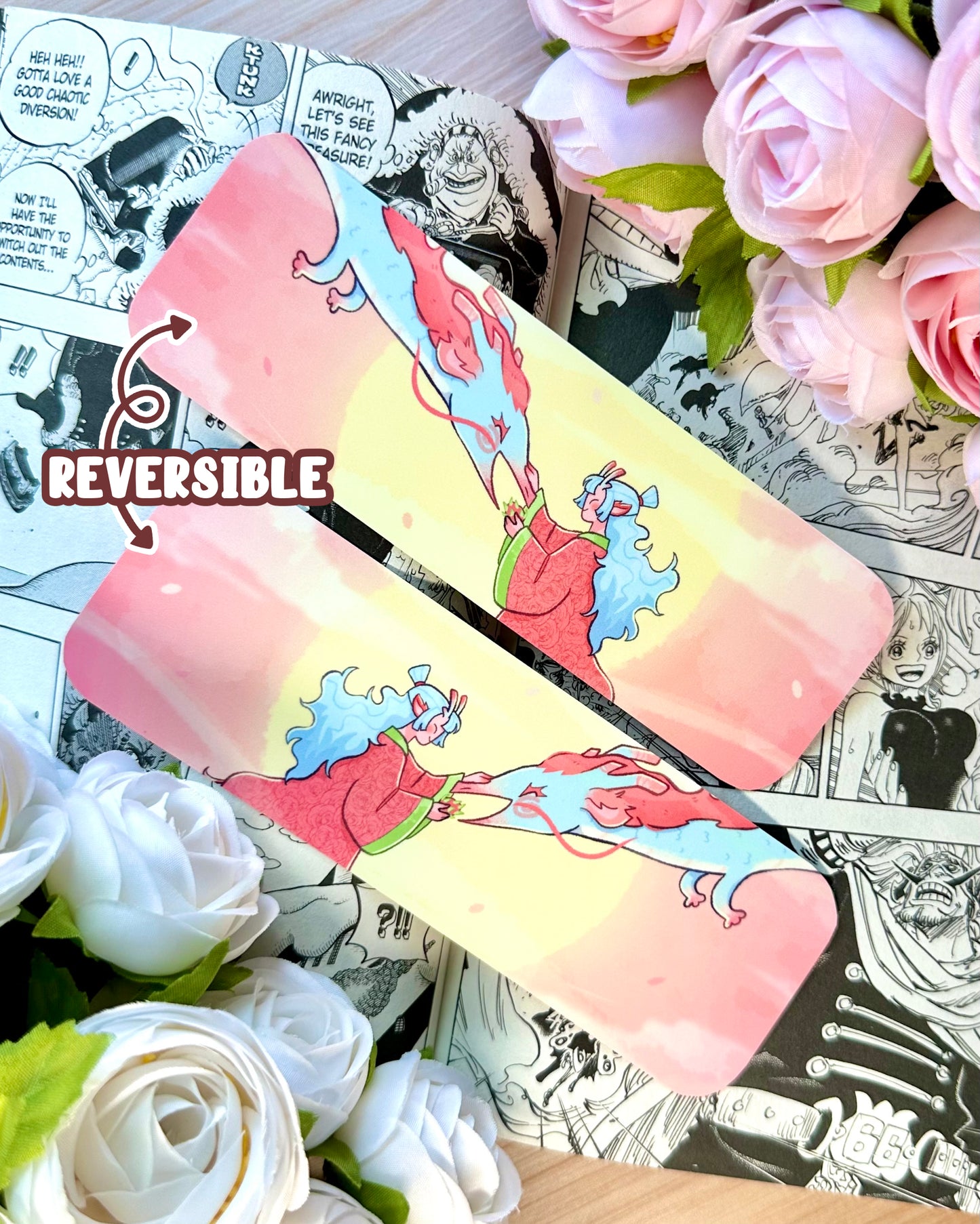 Dragon Fruit Bookmark - Double Sided - Matte Laminated