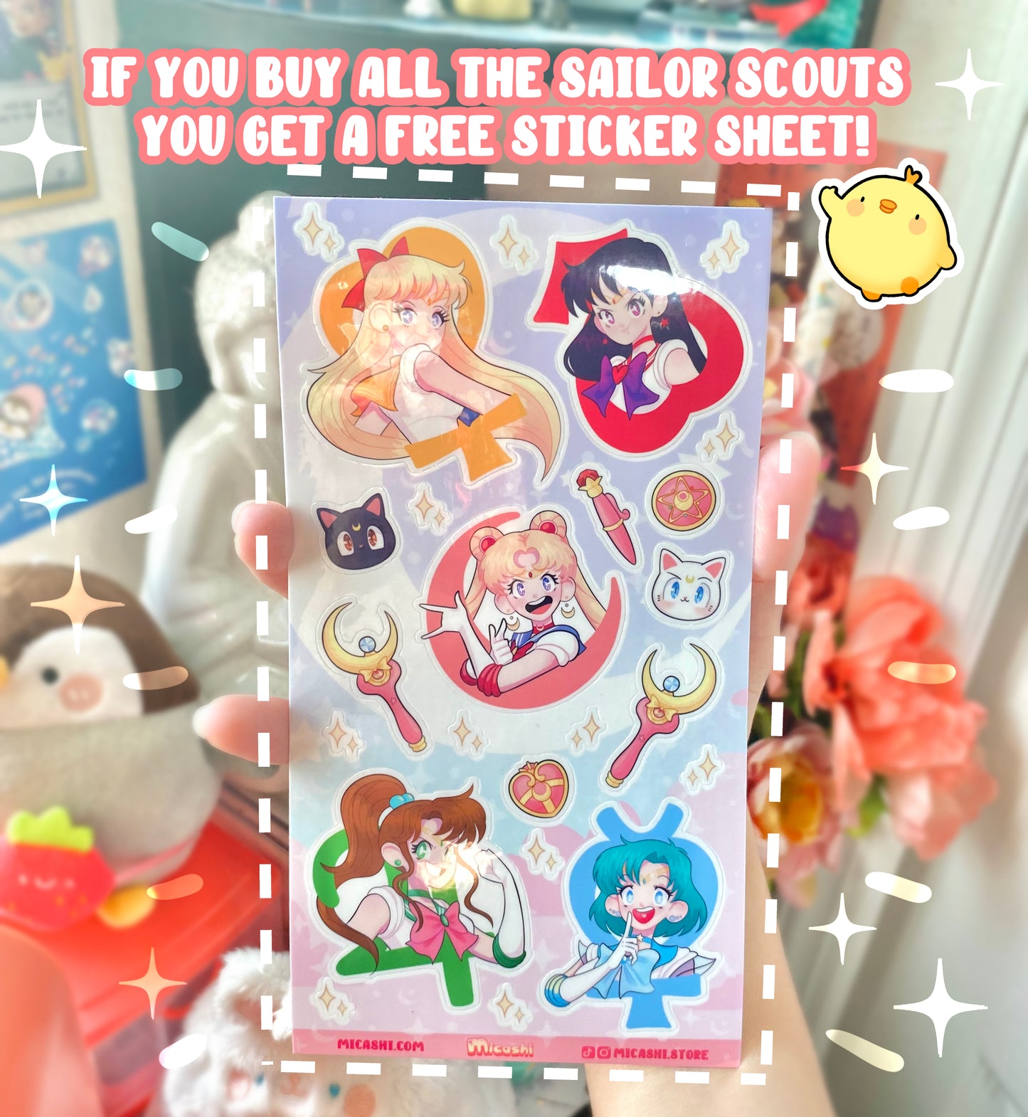 Sailor Acrylic Charm 2.5" Double sided