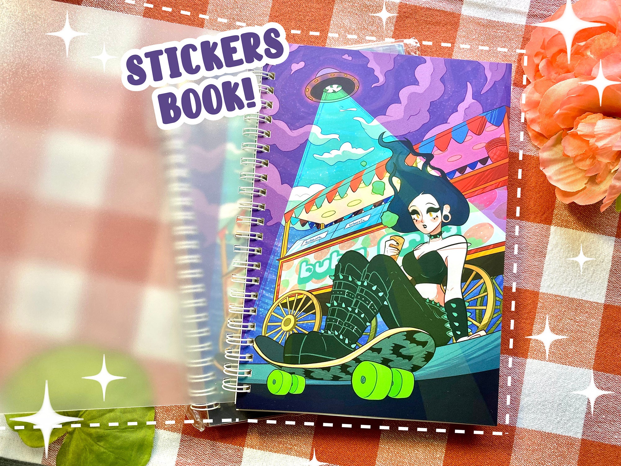 A5/A4 Sticker Release Paper sticker Album, Reusable, Double Sided