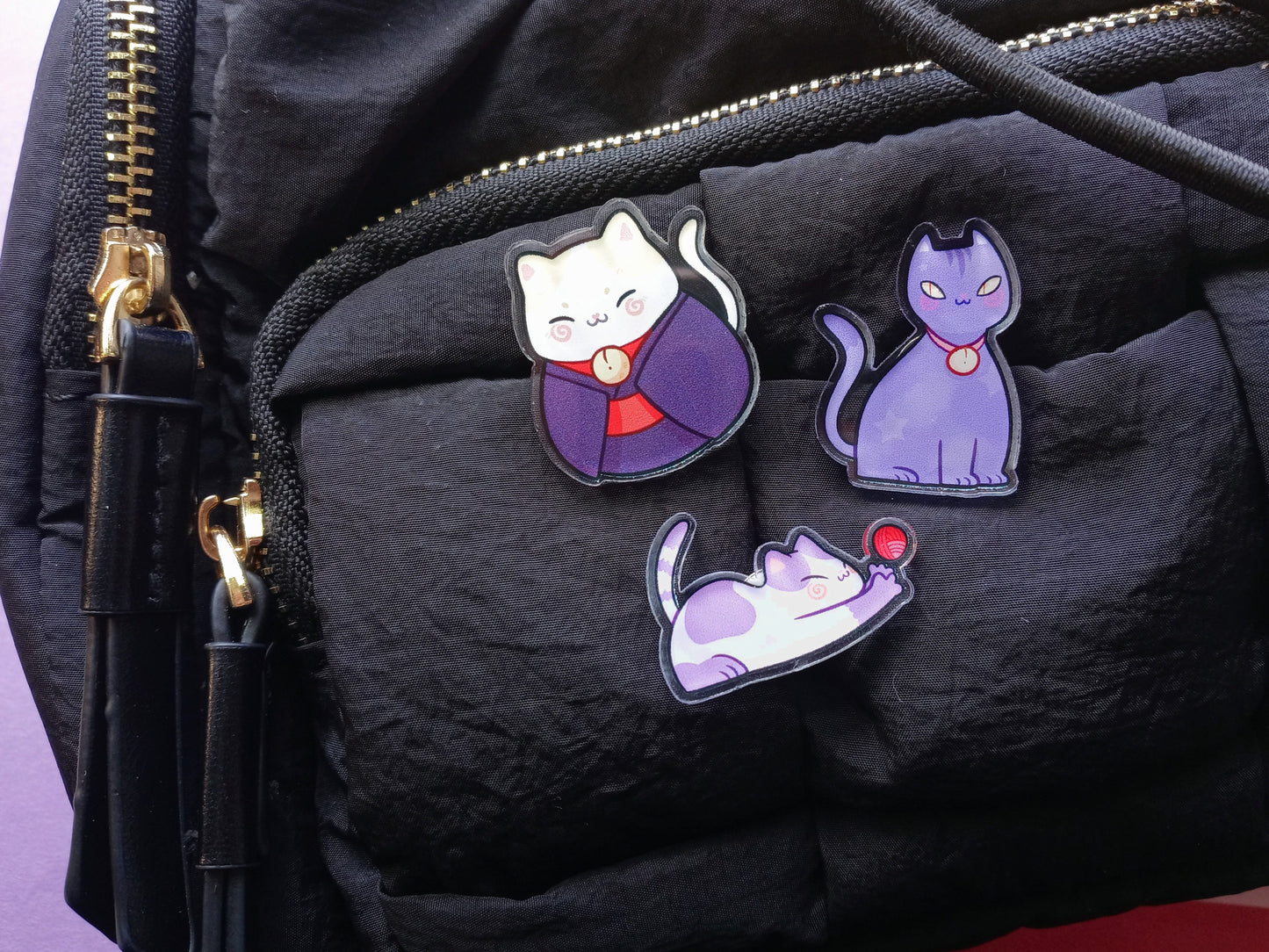 Cute kitty Acrylic Pin