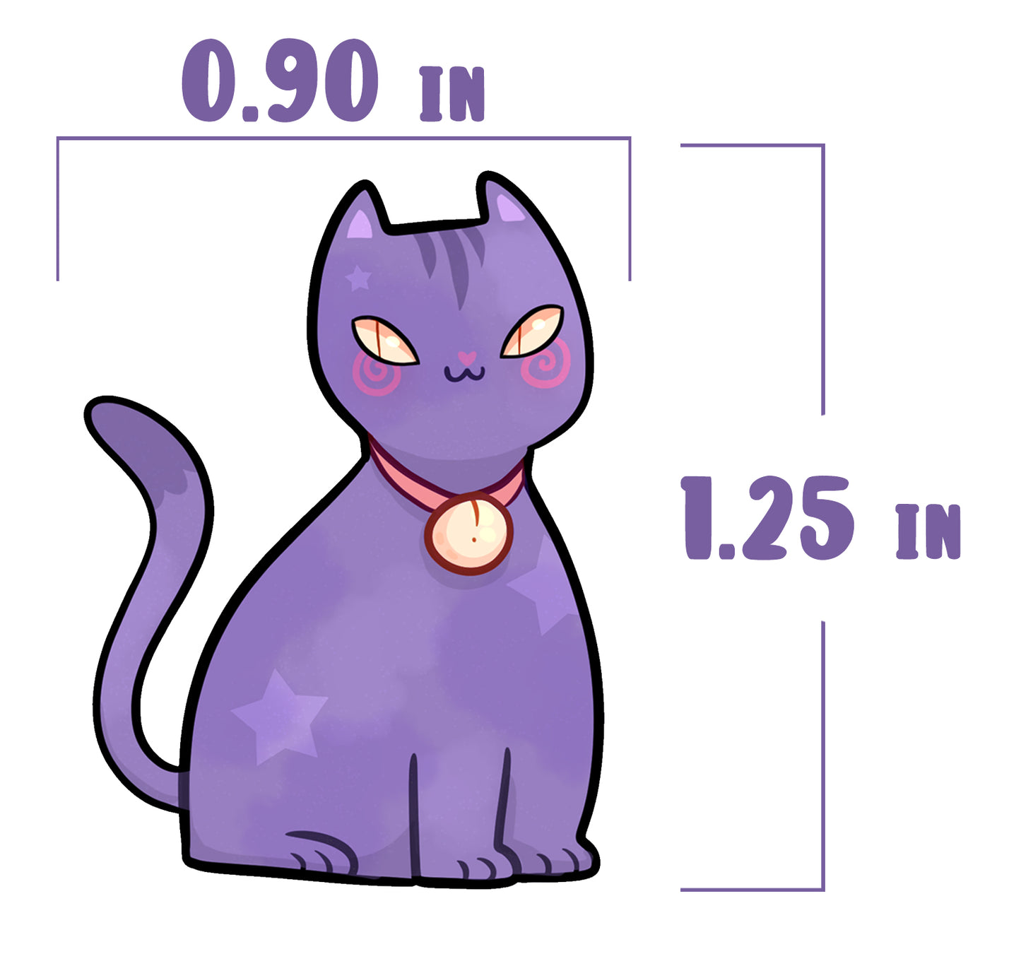 Cute kitty Acrylic Pin